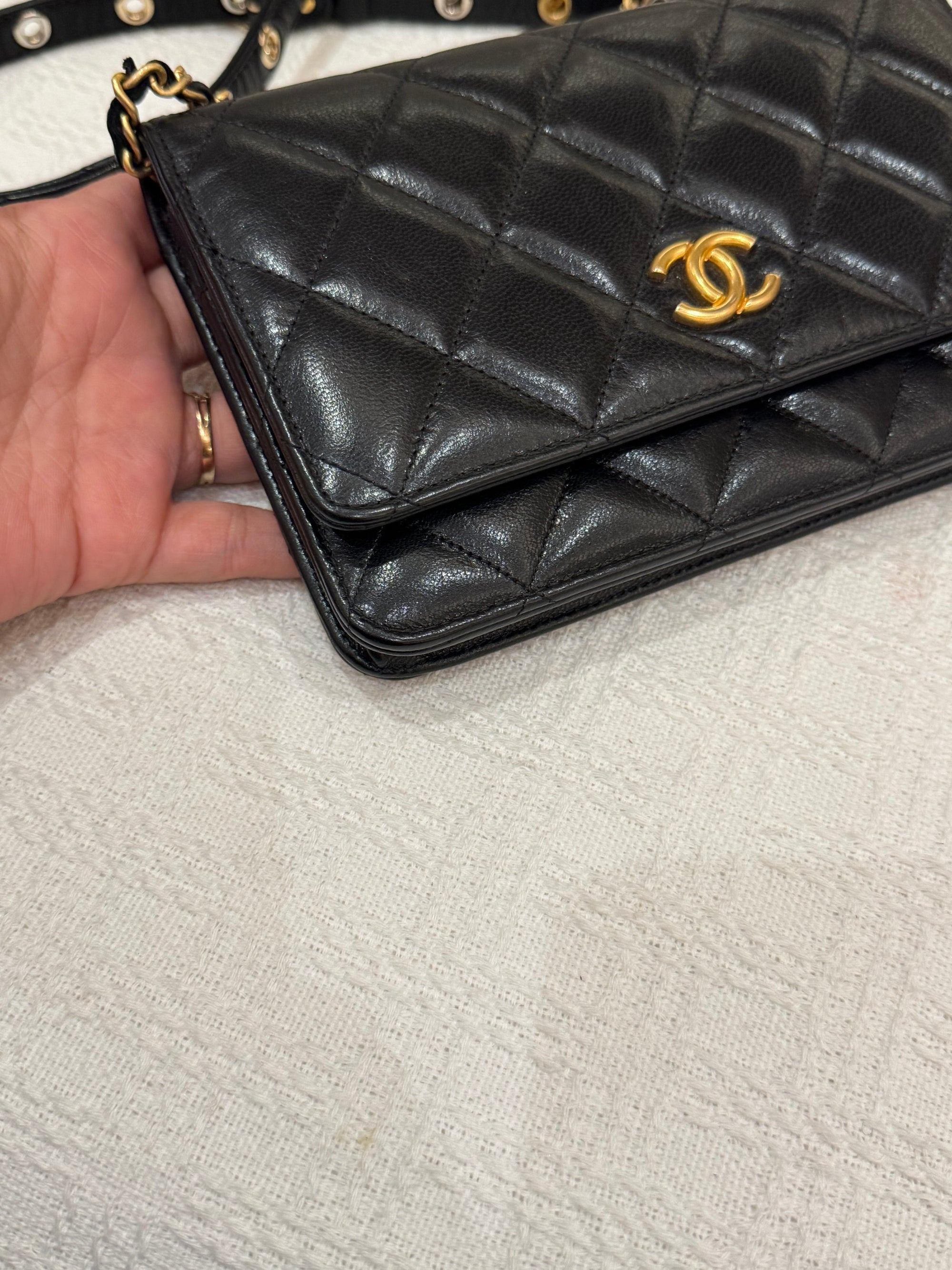 Chanel Woc Punk Essentials Black