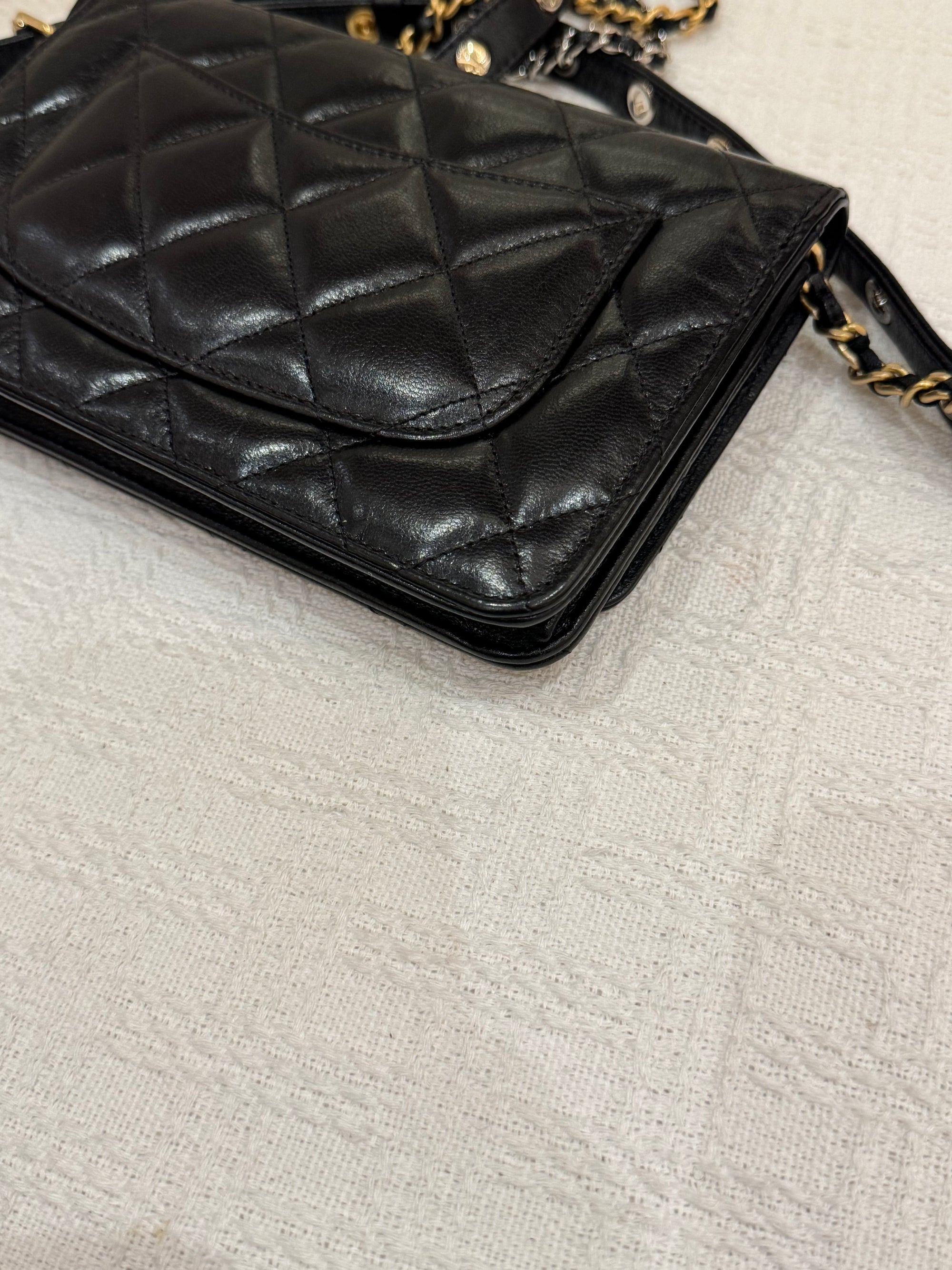 Chanel Woc Punk Essentials Black
