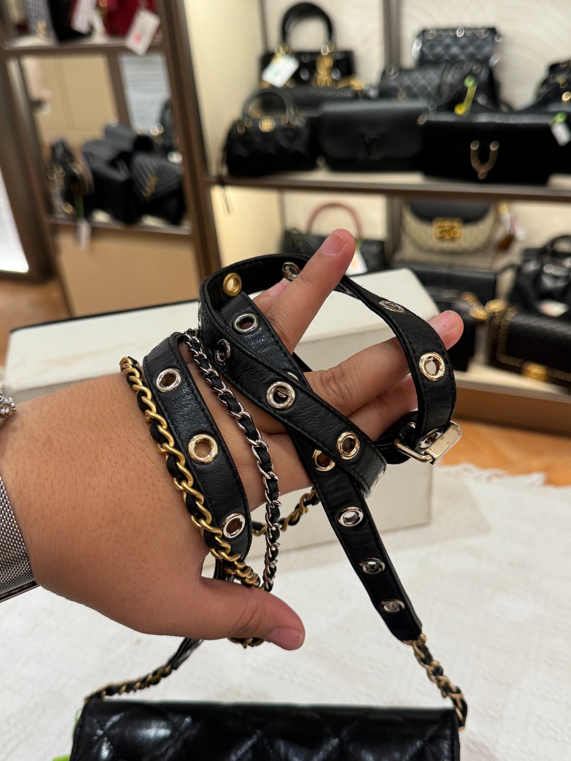 Chanel Woc Punk Essentials Black