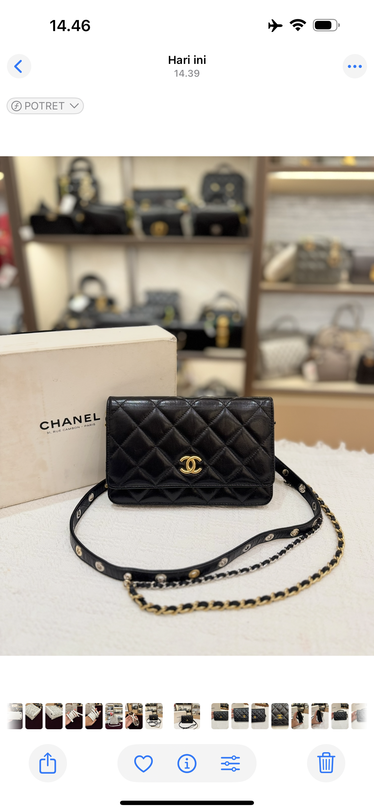 Chanel Woc Punk Essentials Black