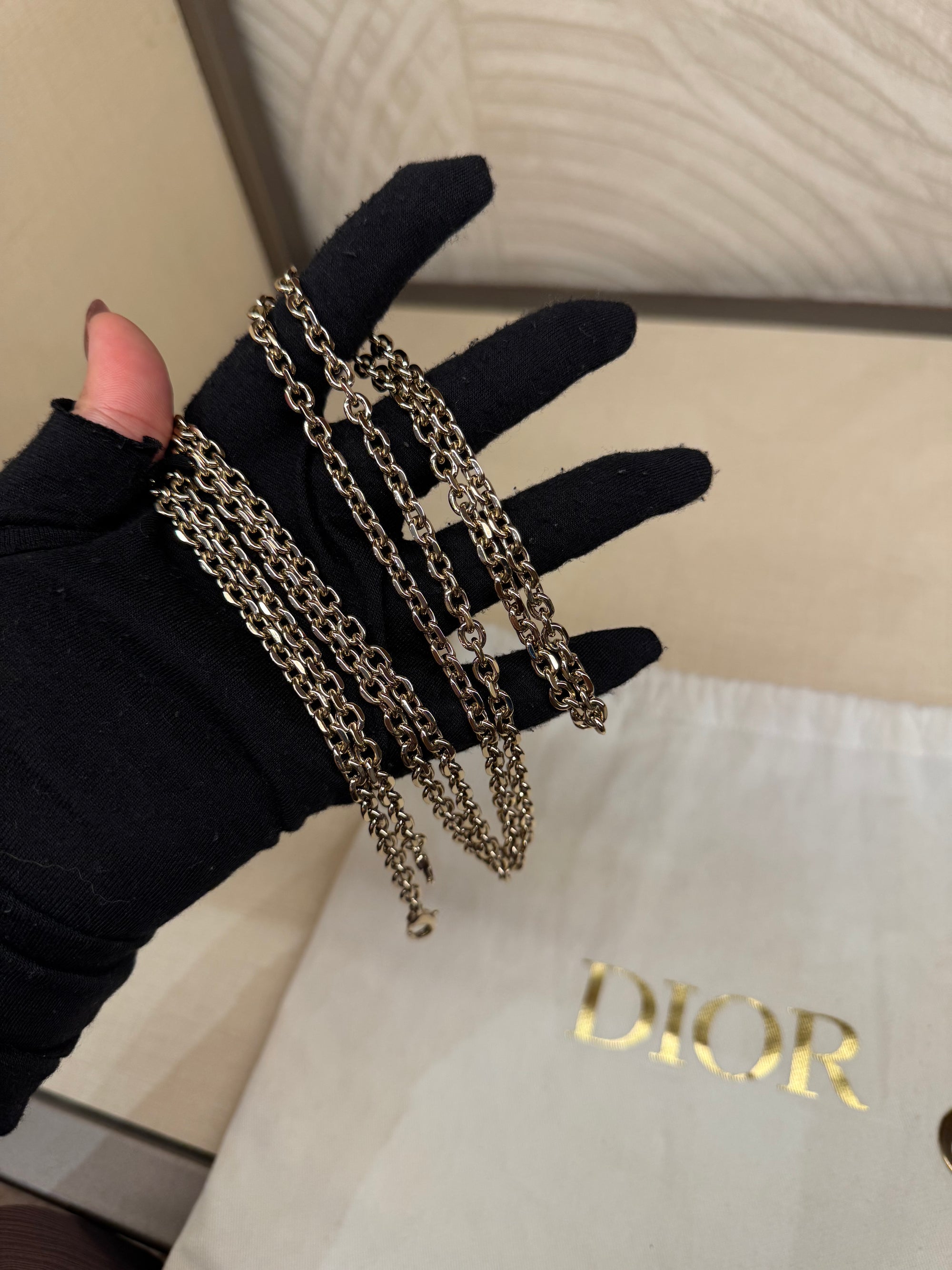 Dior Phone Holder Black