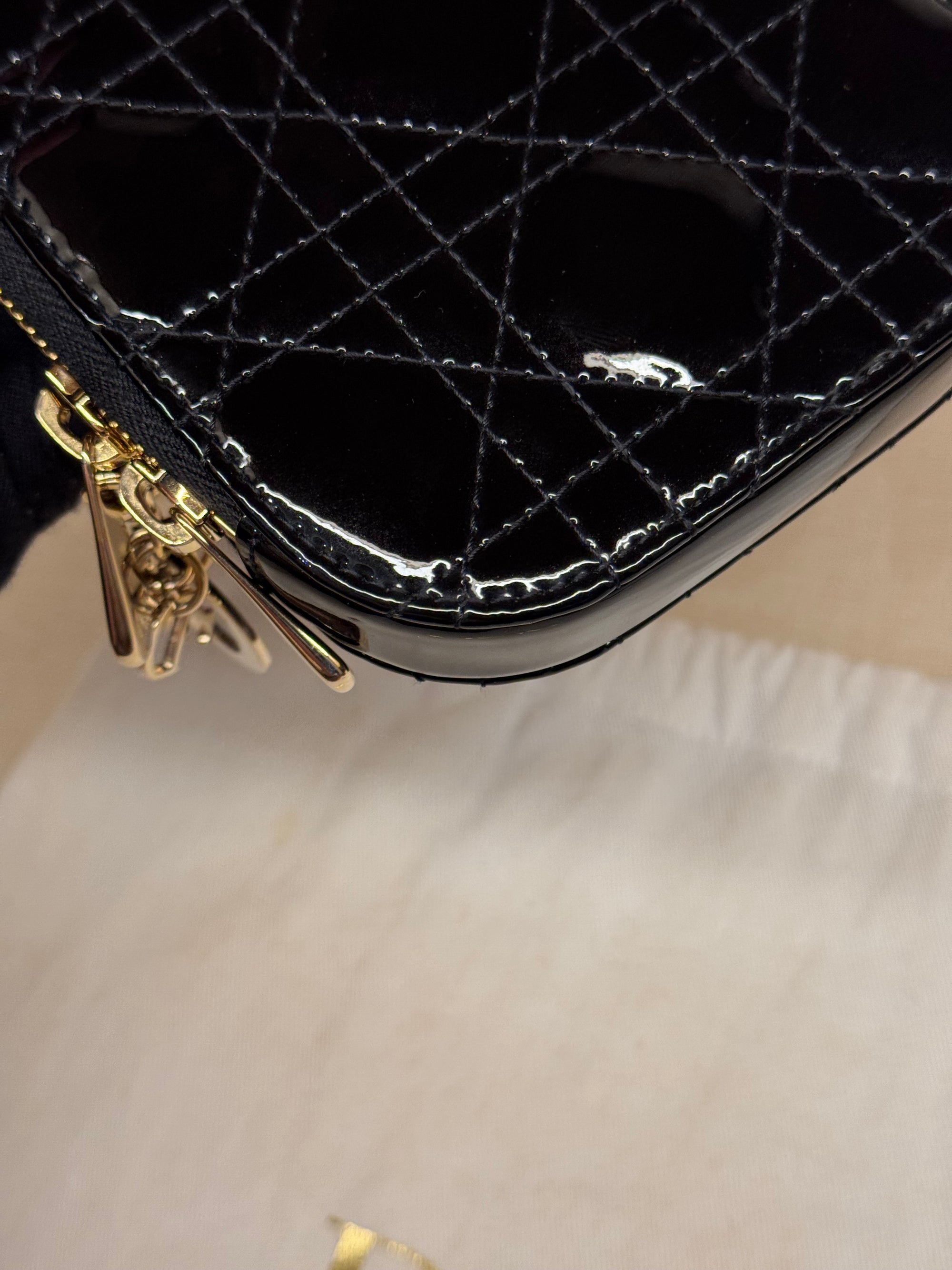 Dior Phone Holder Black