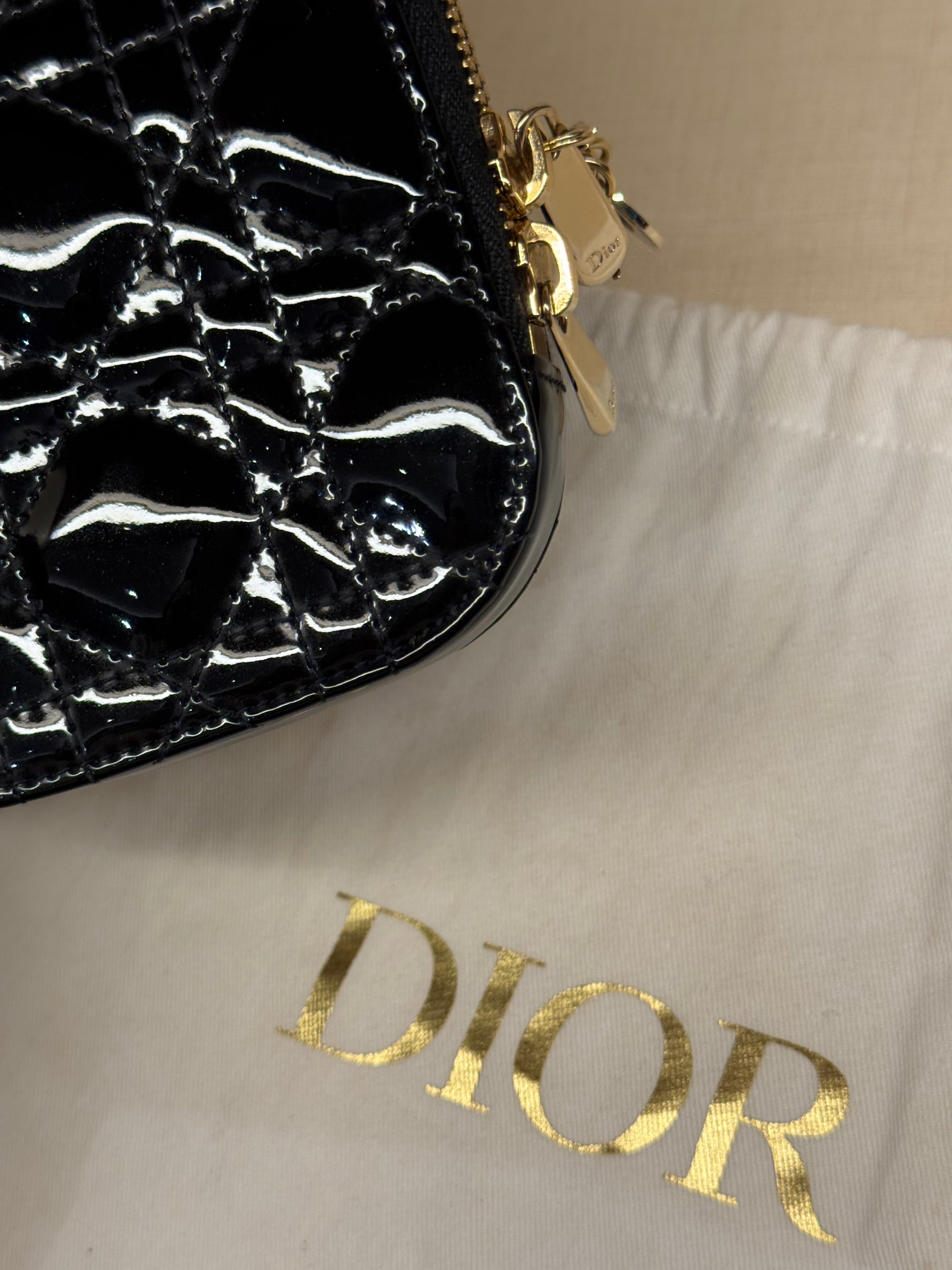 Dior Phone Holder Black