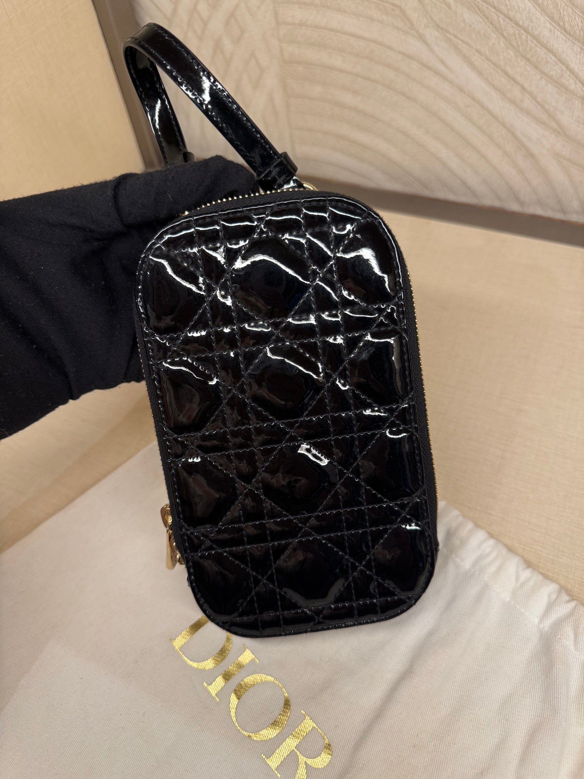 Dior Phone Holder Black