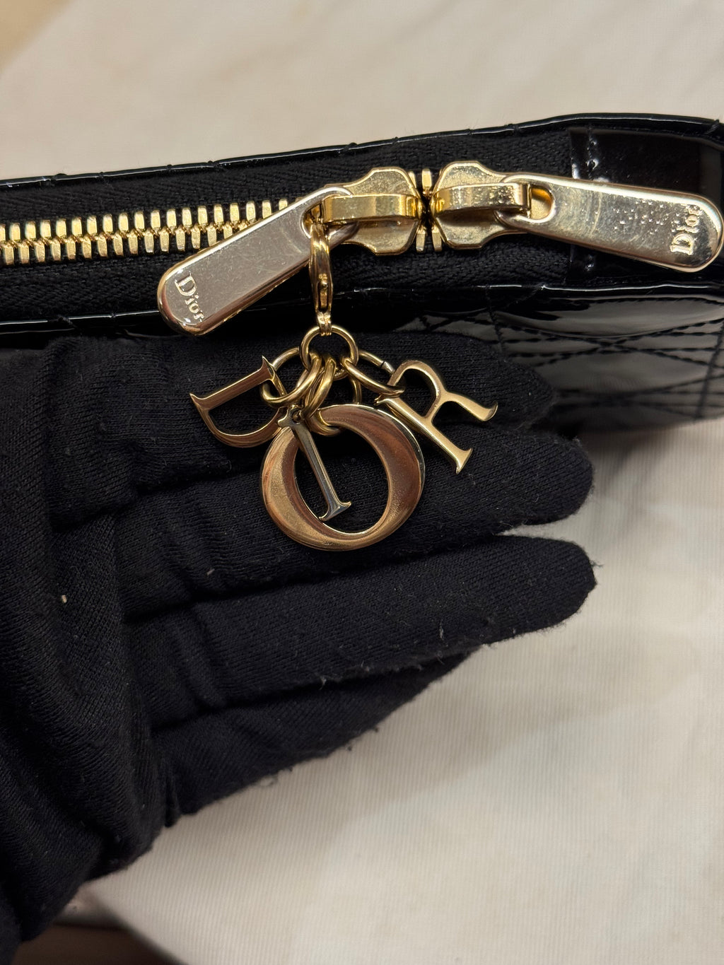 Dior Phone Holder Black