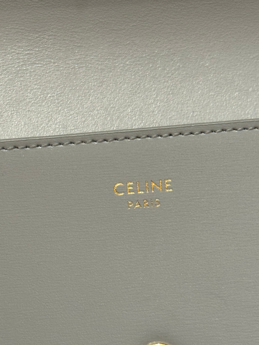 Celine Triomphe Long wallet Pearl Blue