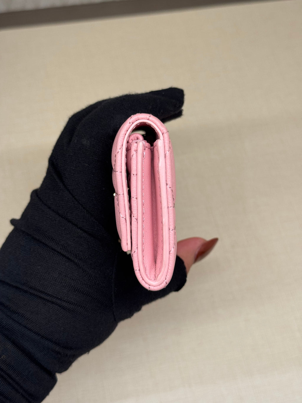 Dior Card Wallet Pink