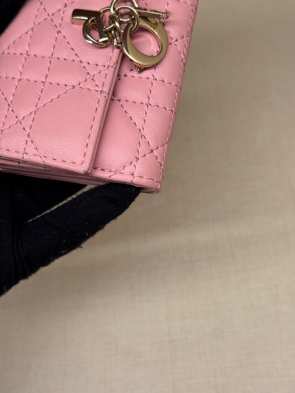 Dior Card Wallet Pink
