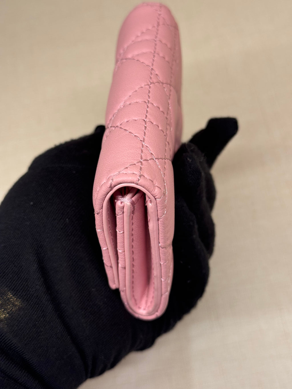 Dior Card Wallet Pink