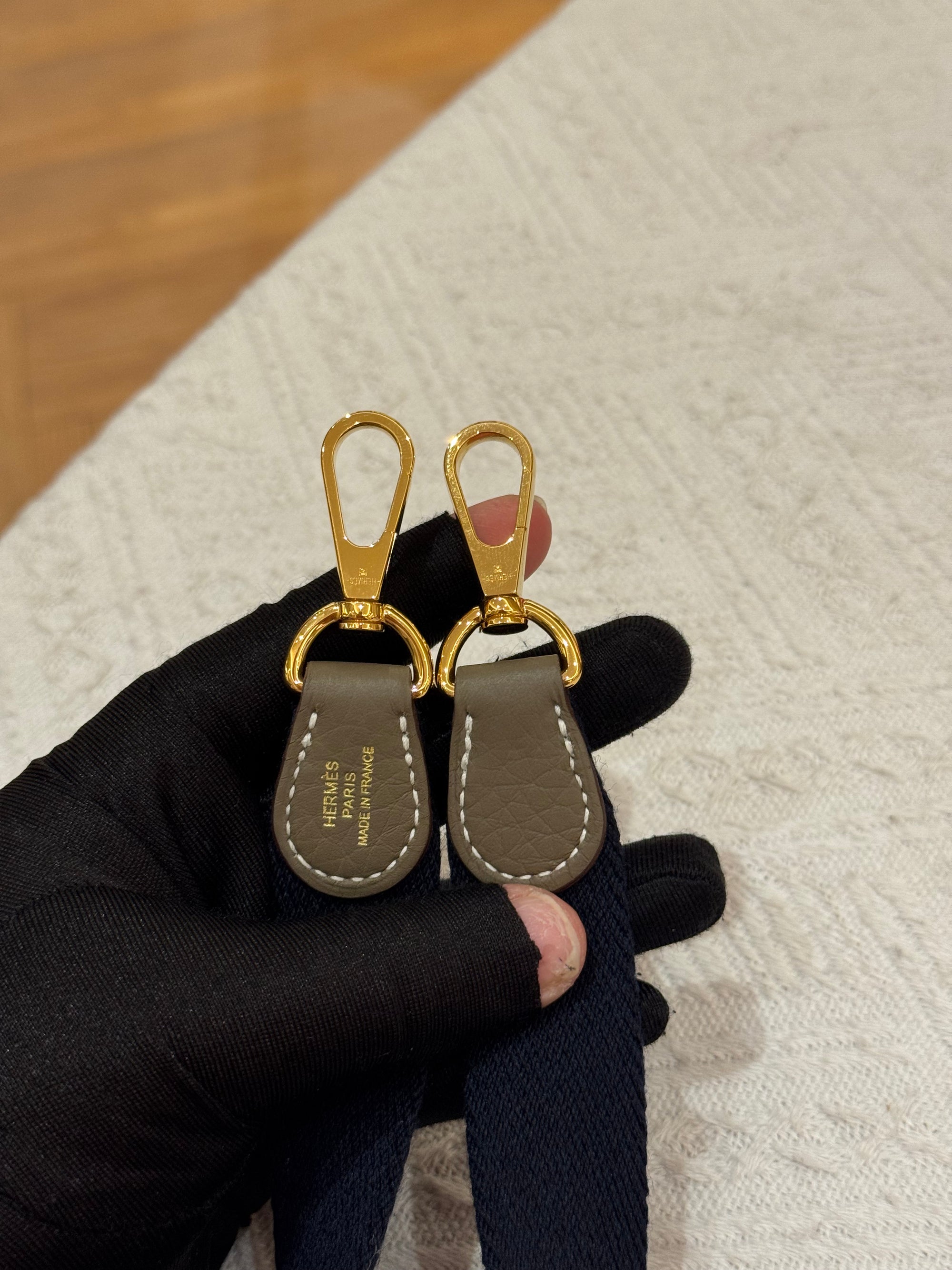 Hermes Evelyn 16 Etoupe / Blue Indigo