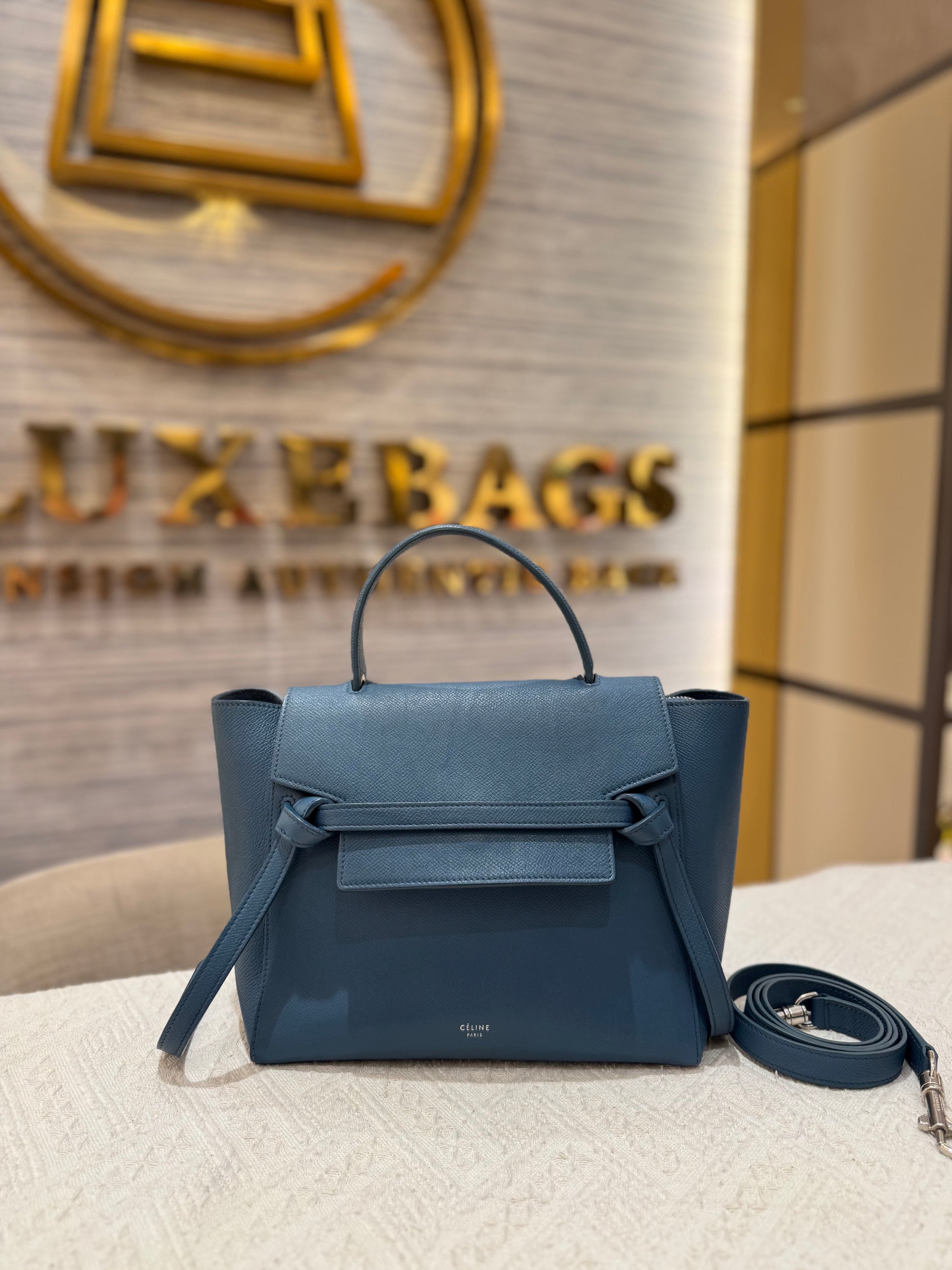 Celine Micro Belt Bag Blue