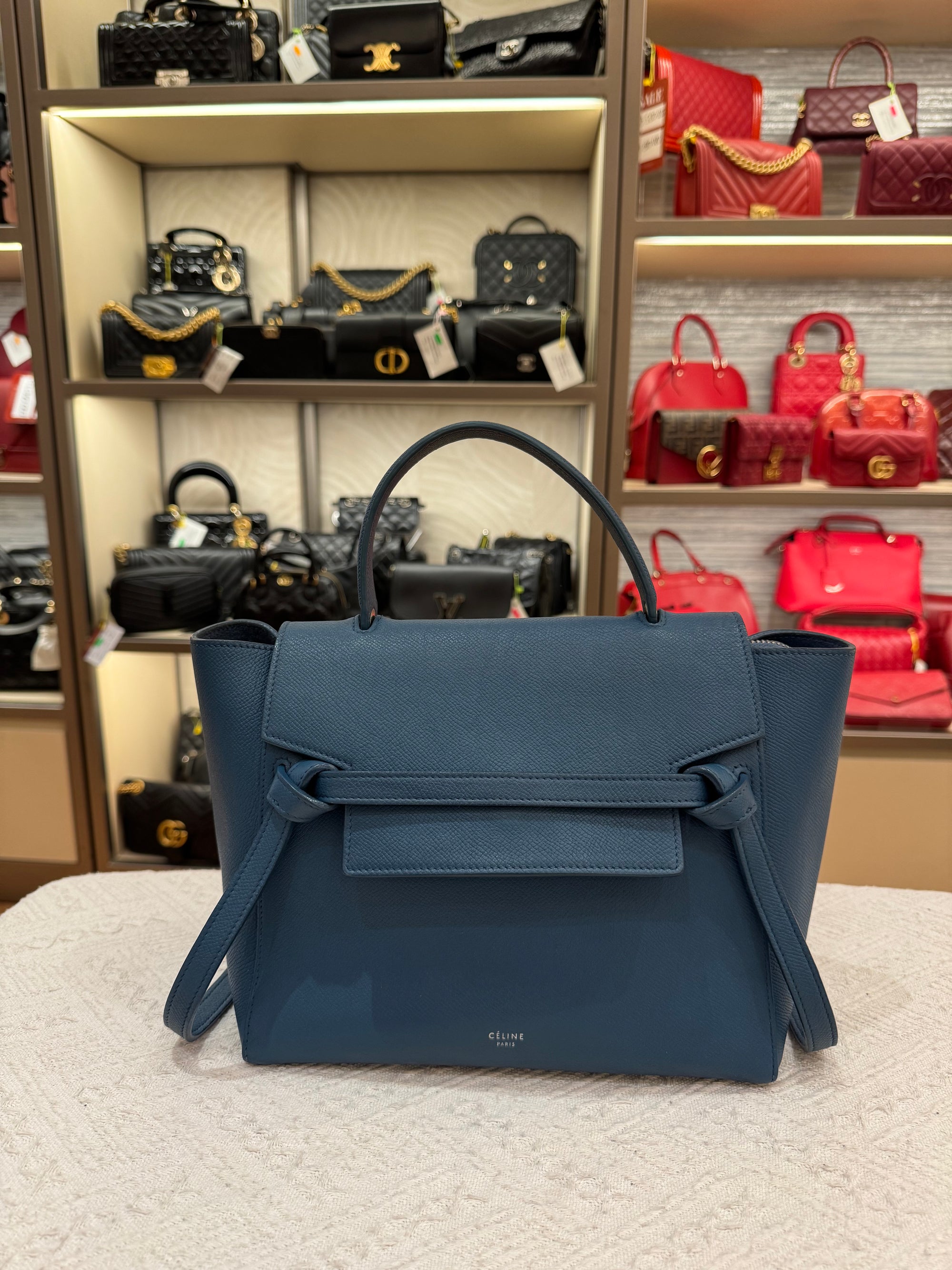 Celine Micro Belt Bag Blue