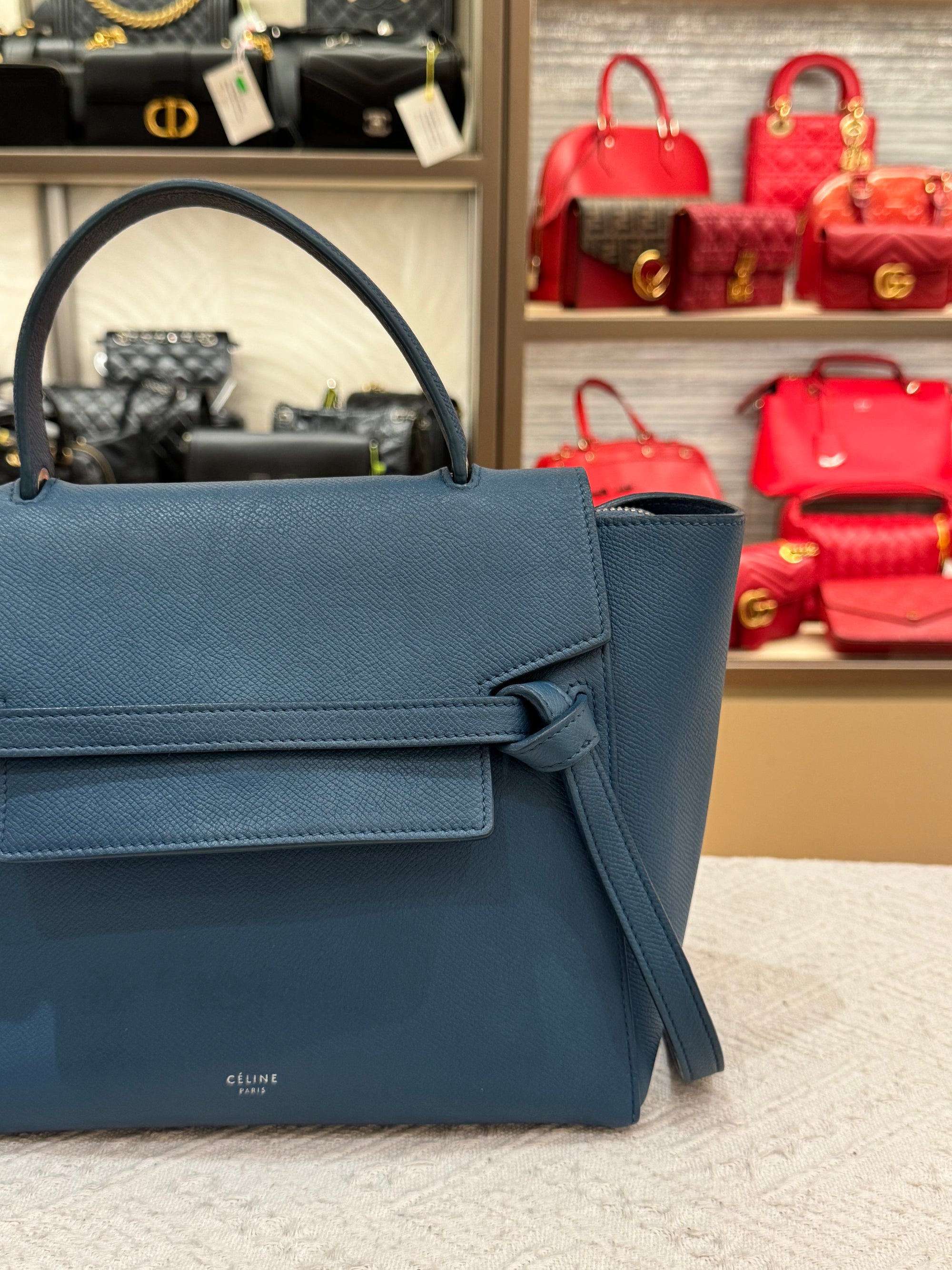Celine Micro Belt Bag Blue