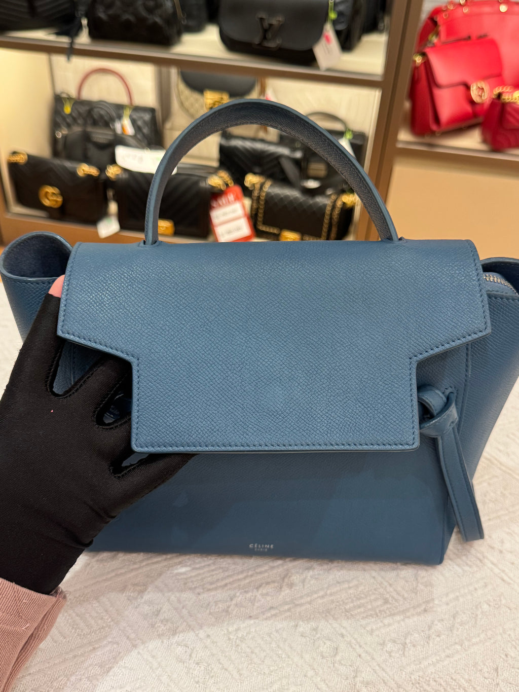 Celine Micro Belt Bag Blue