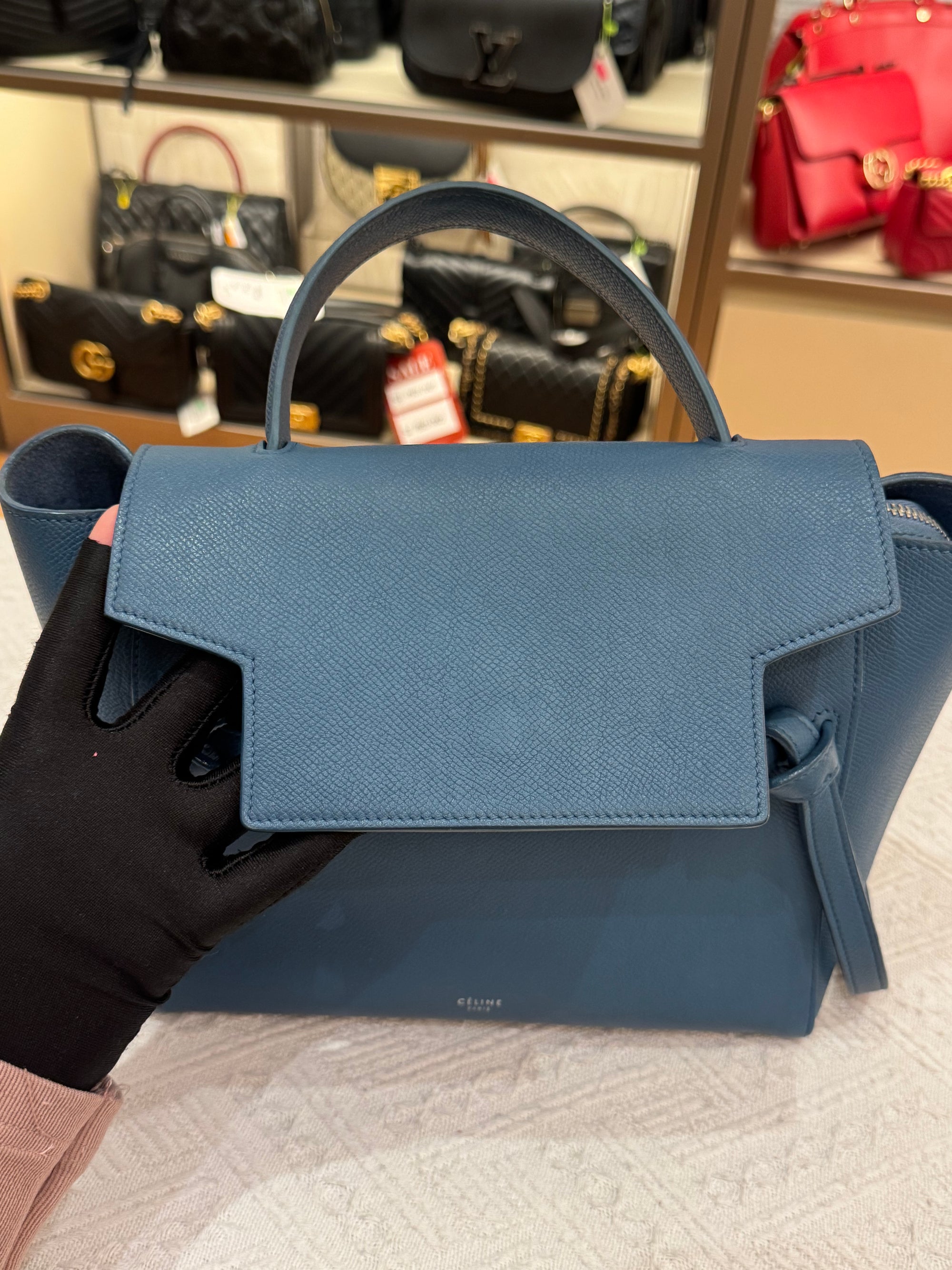 Celine Micro Belt Bag Blue