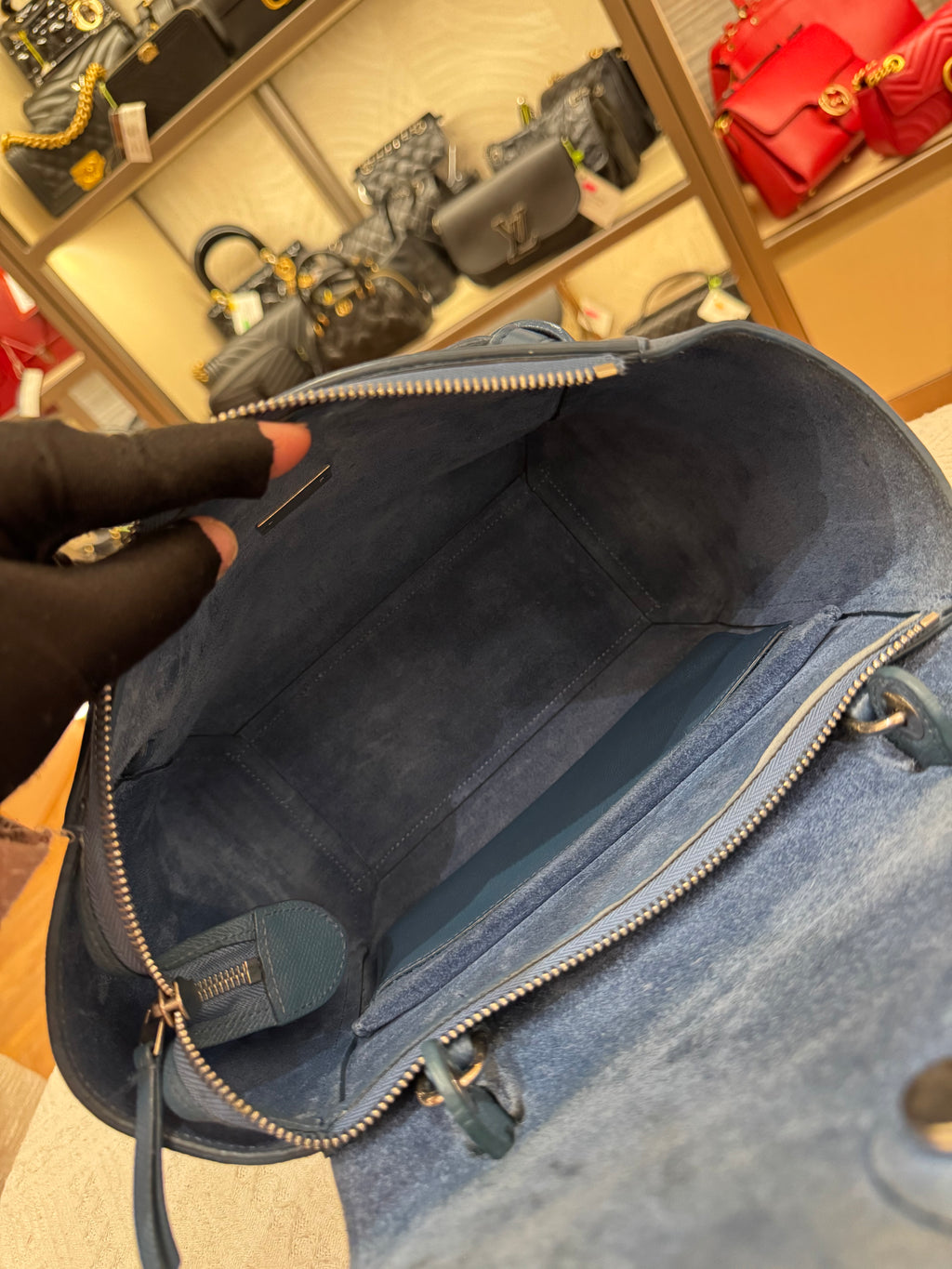 Celine Micro Belt Bag Blue