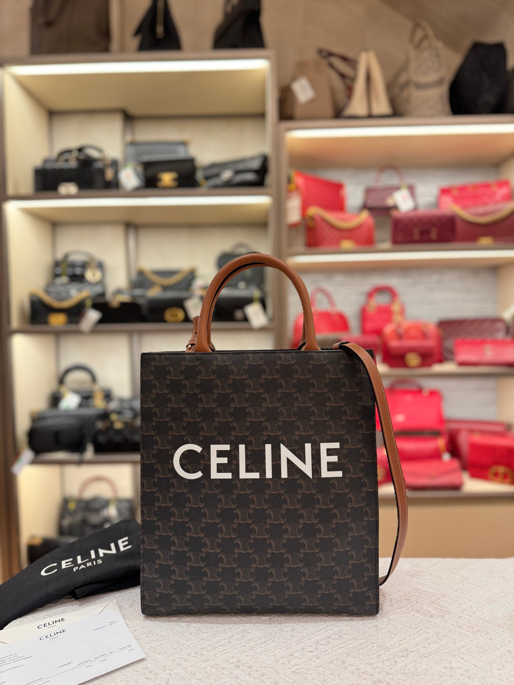 Celine Small Cabas Vertical Triomphe