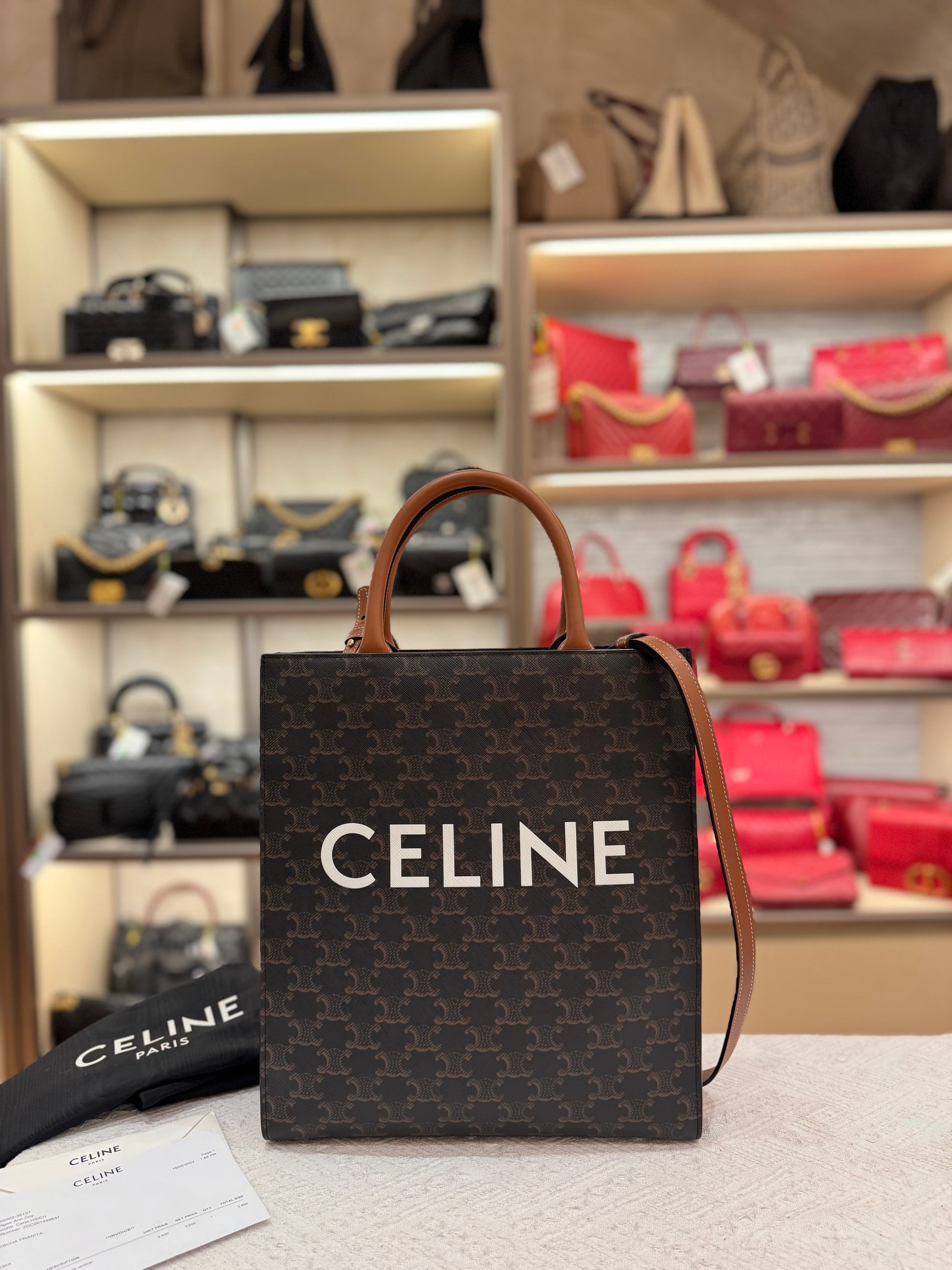 Celine Small Cabas Vertical Triomphe