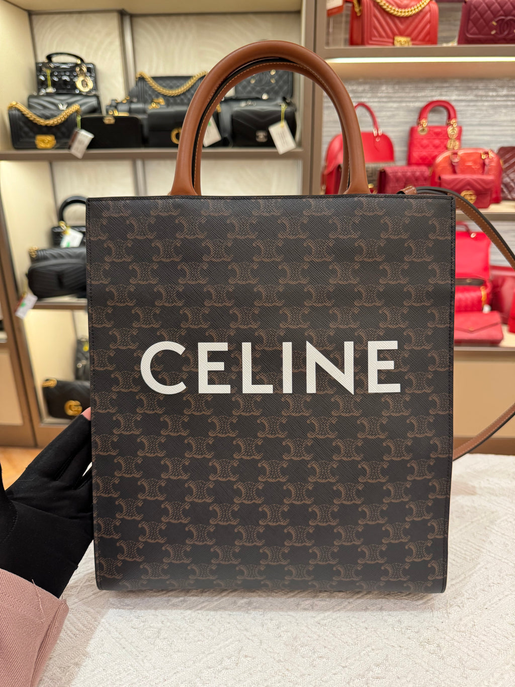 Celine Small Cabas Vertical Triomphe