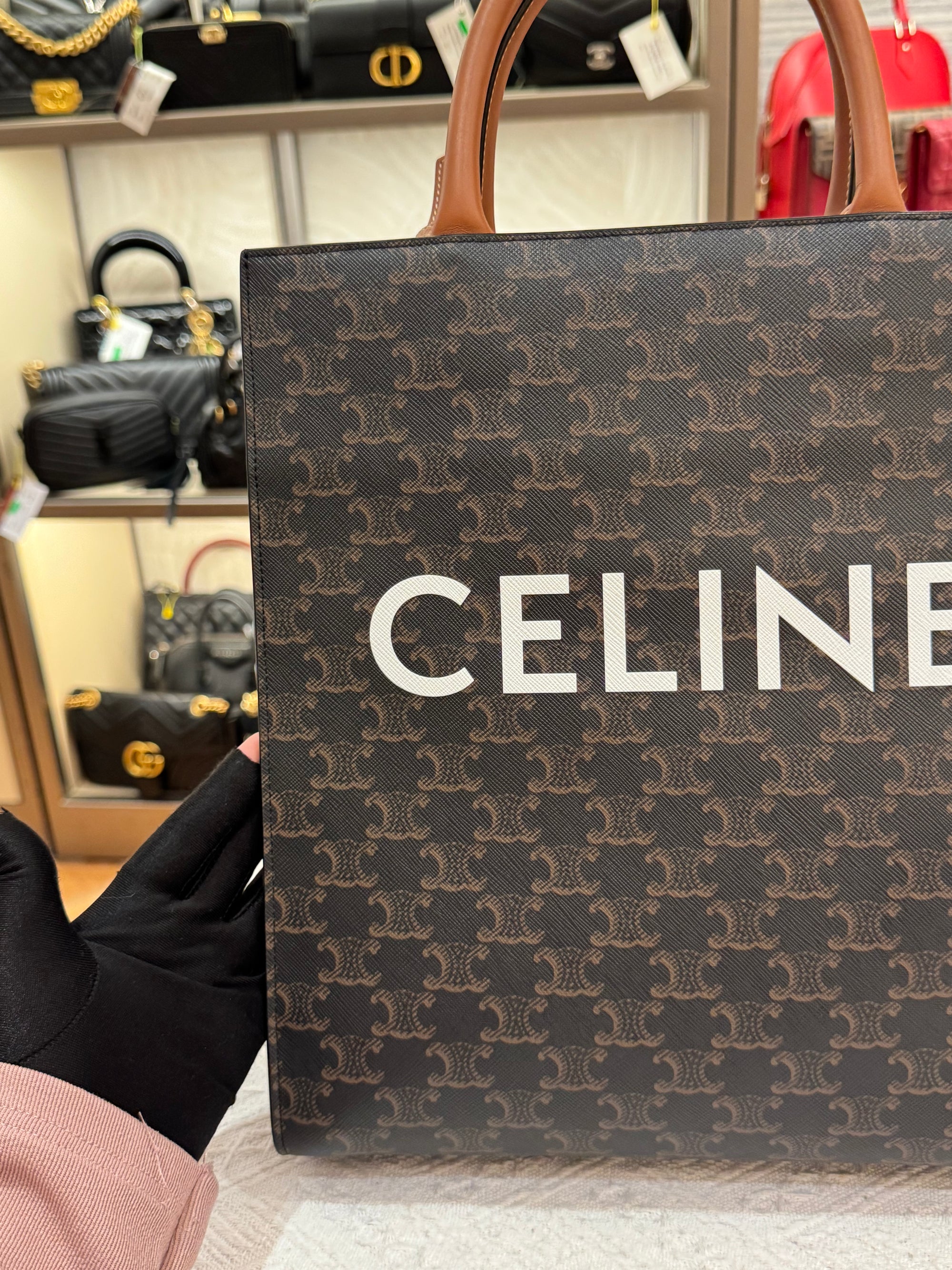 Celine Small Cabas Vertical Triomphe