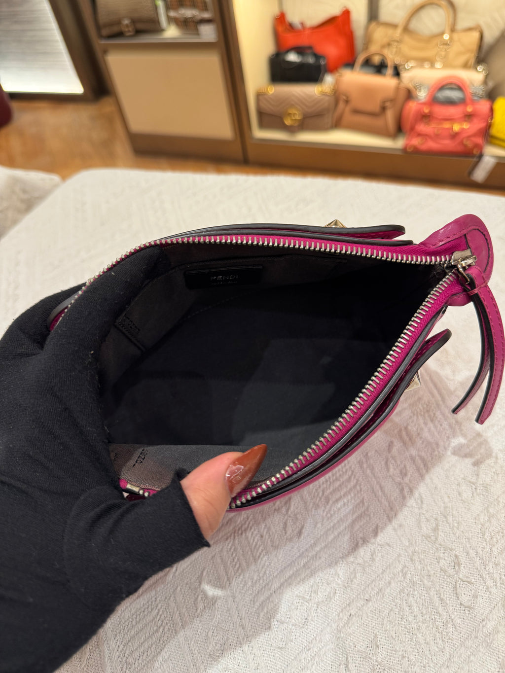 Fendi Mini By The Way Hot Pink