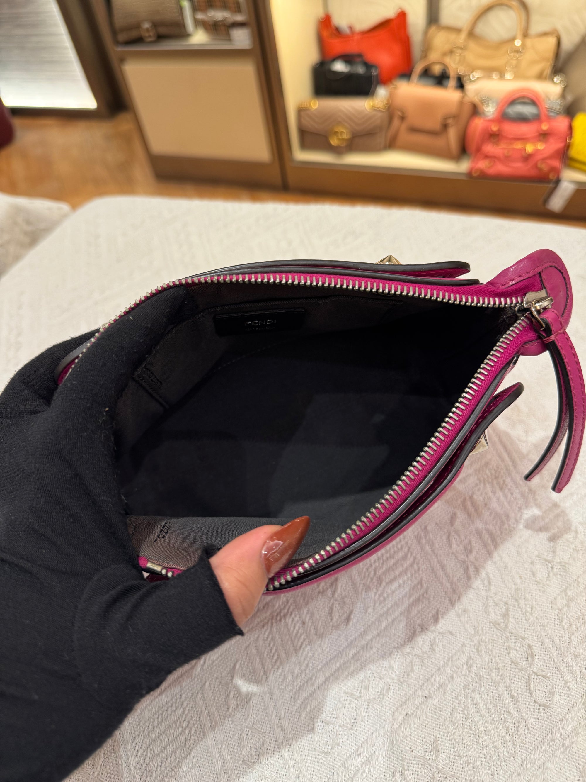 Fendi Mini By The Way Hot Pink