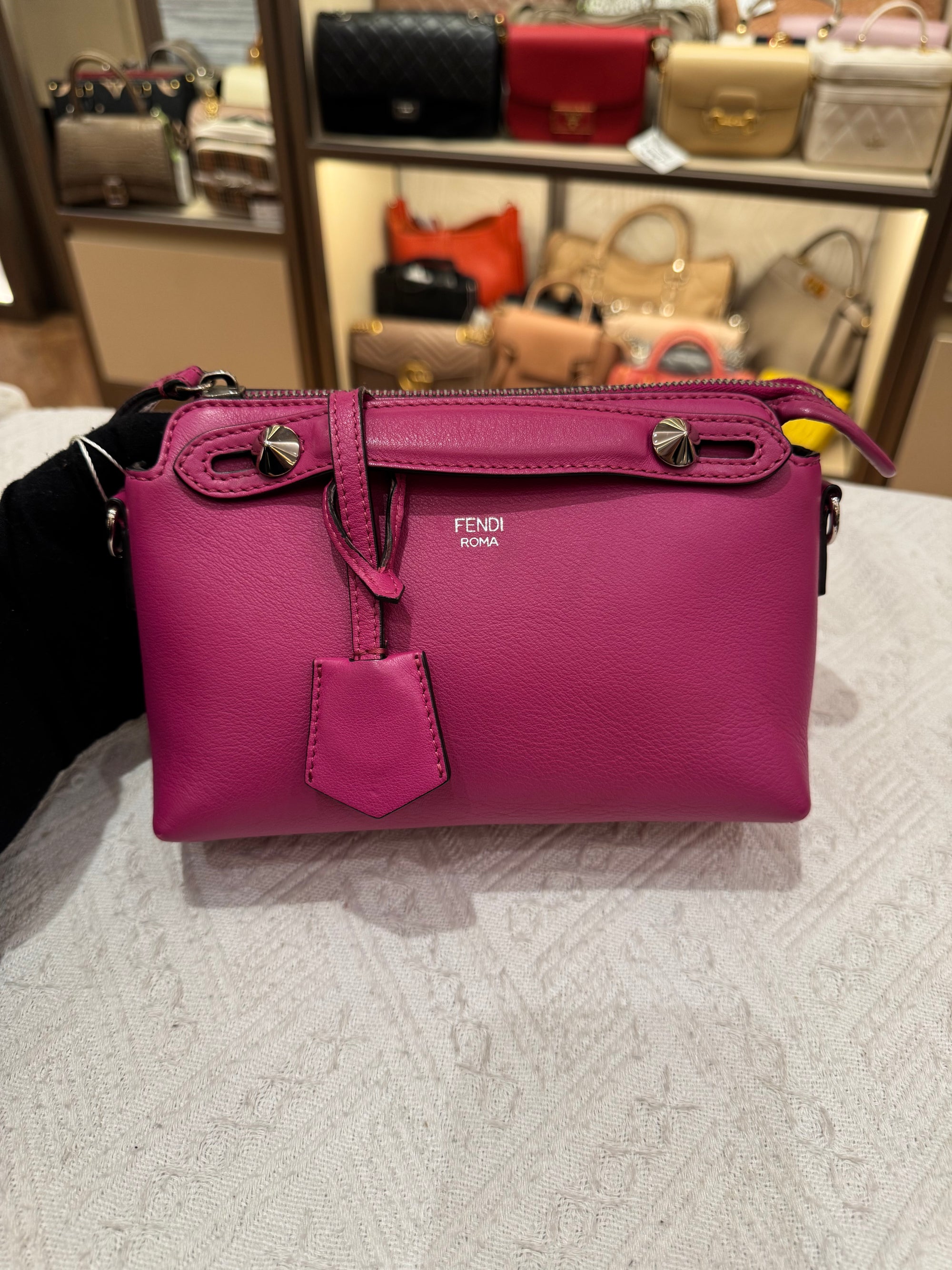 Fendi Mini By The Way Hot Pink