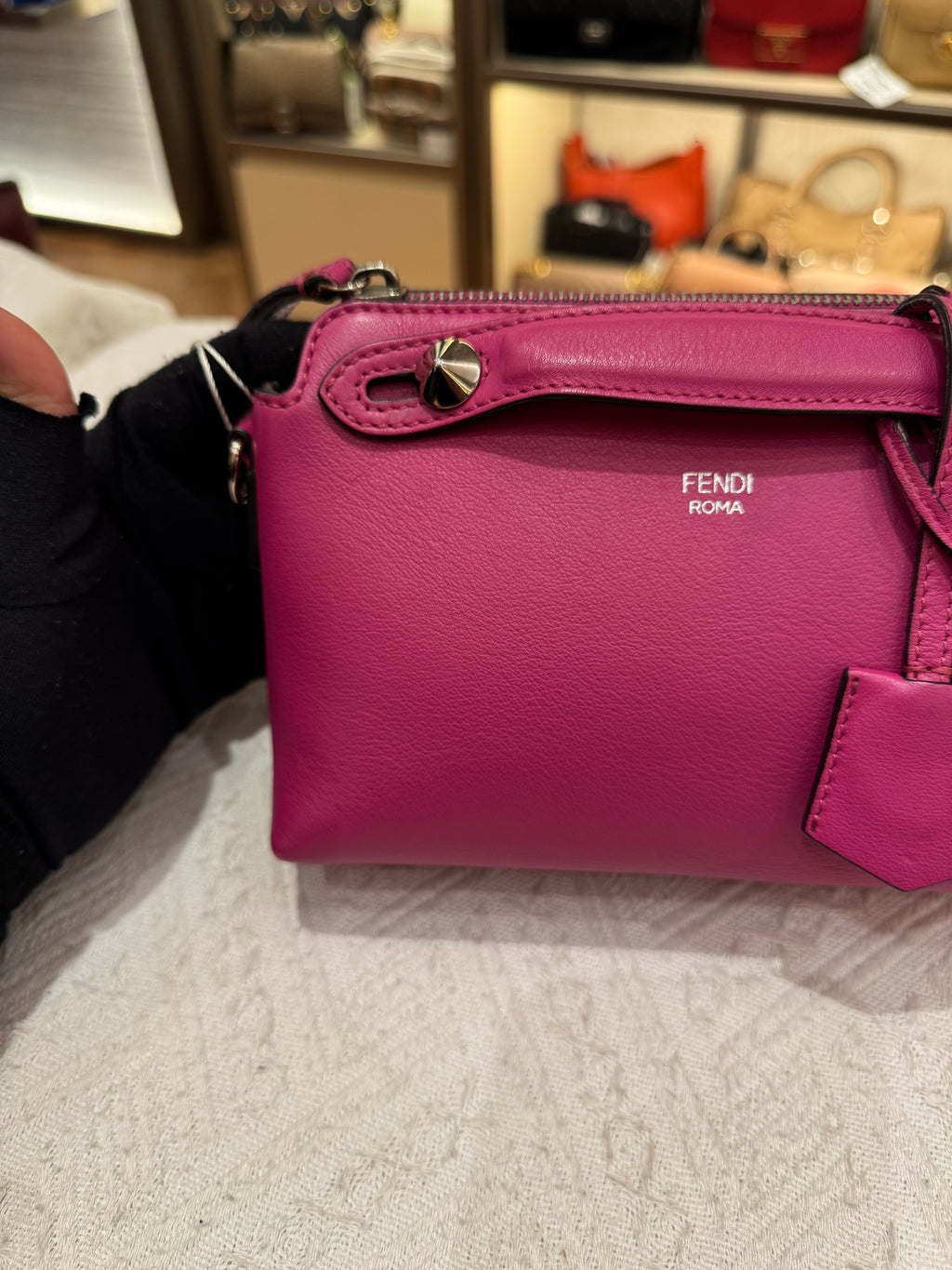 Fendi Mini By The Way Hot Pink