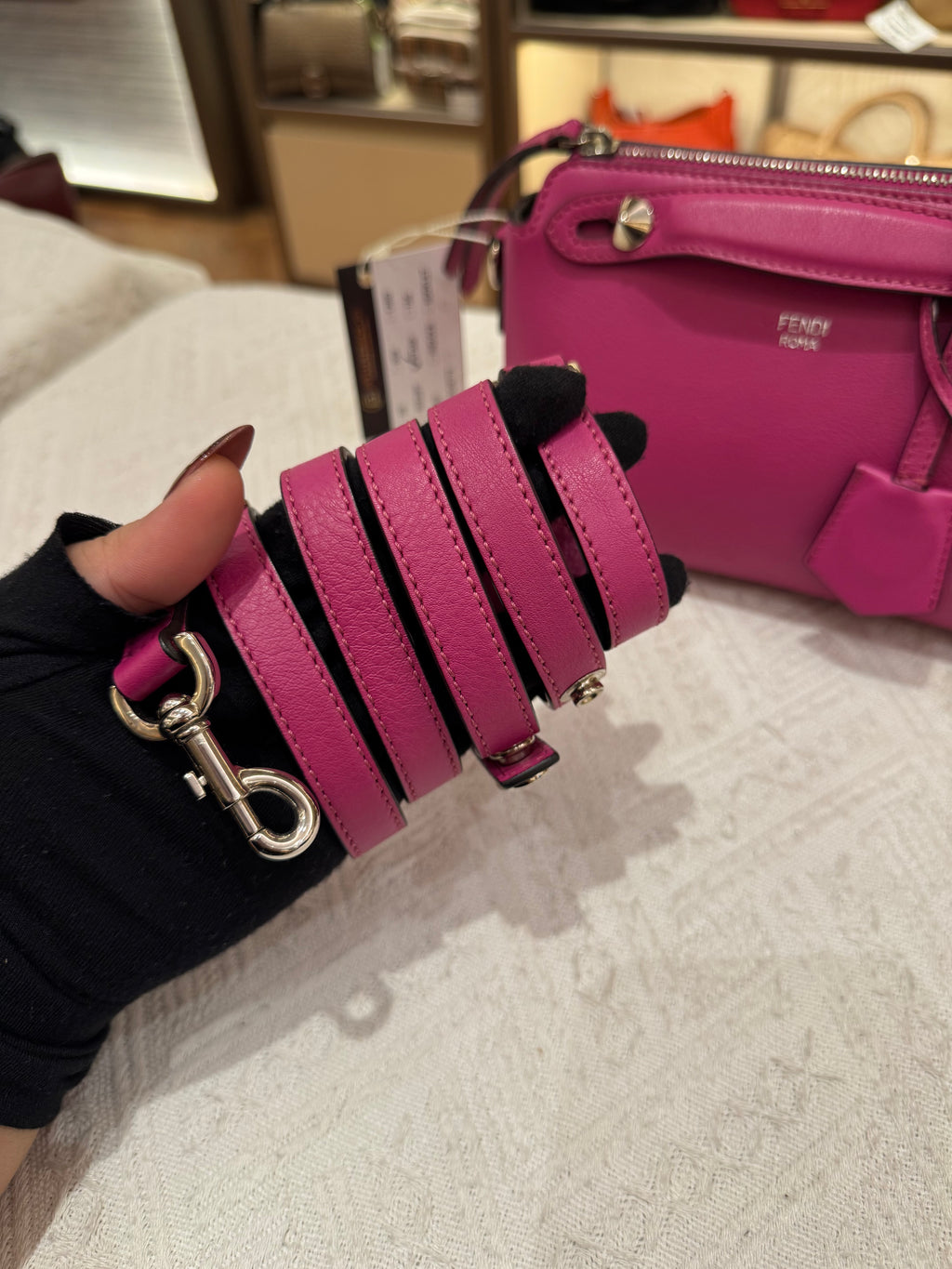 Fendi Mini By The Way Hot Pink