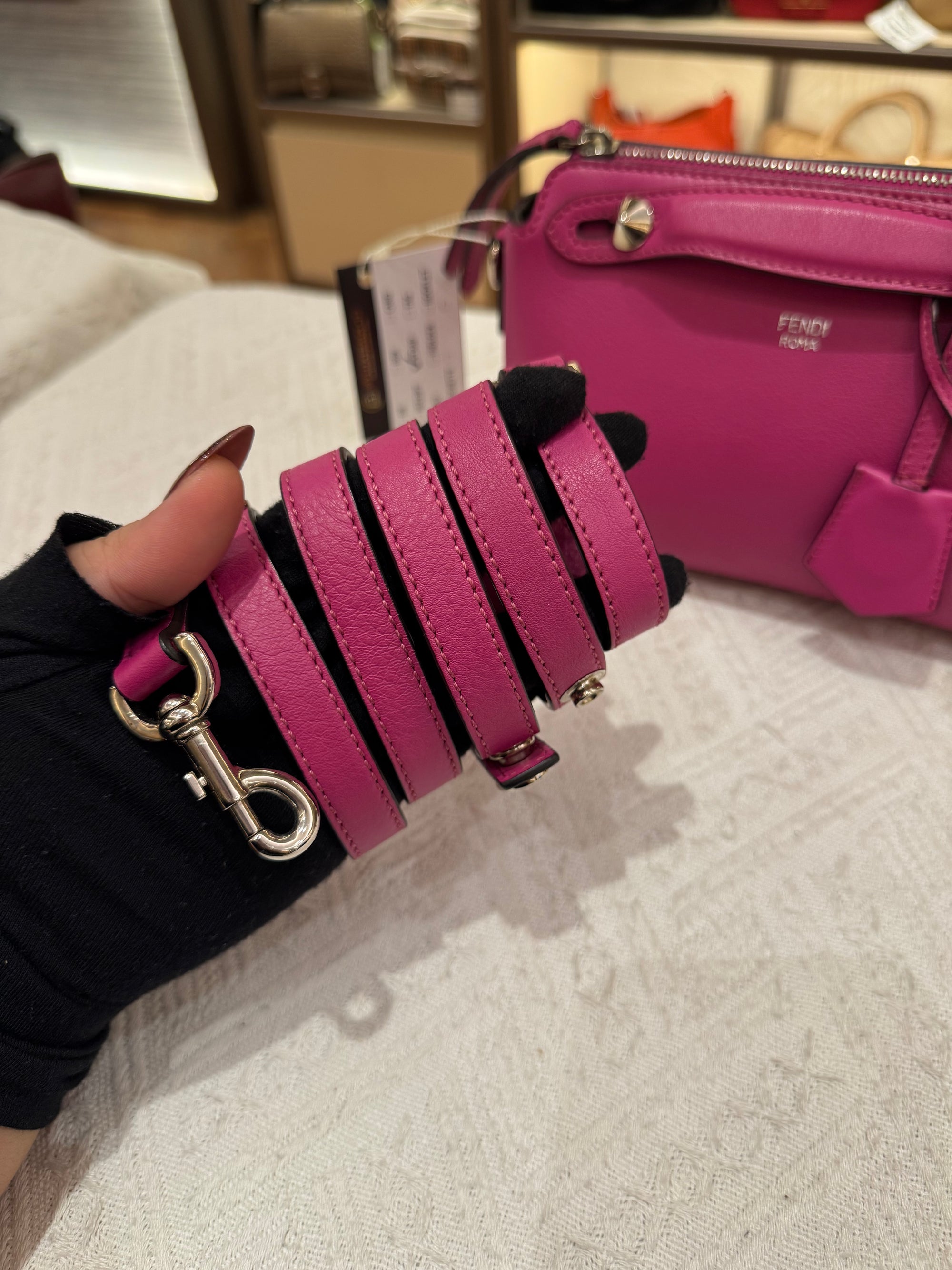 Fendi Mini By The Way Hot Pink