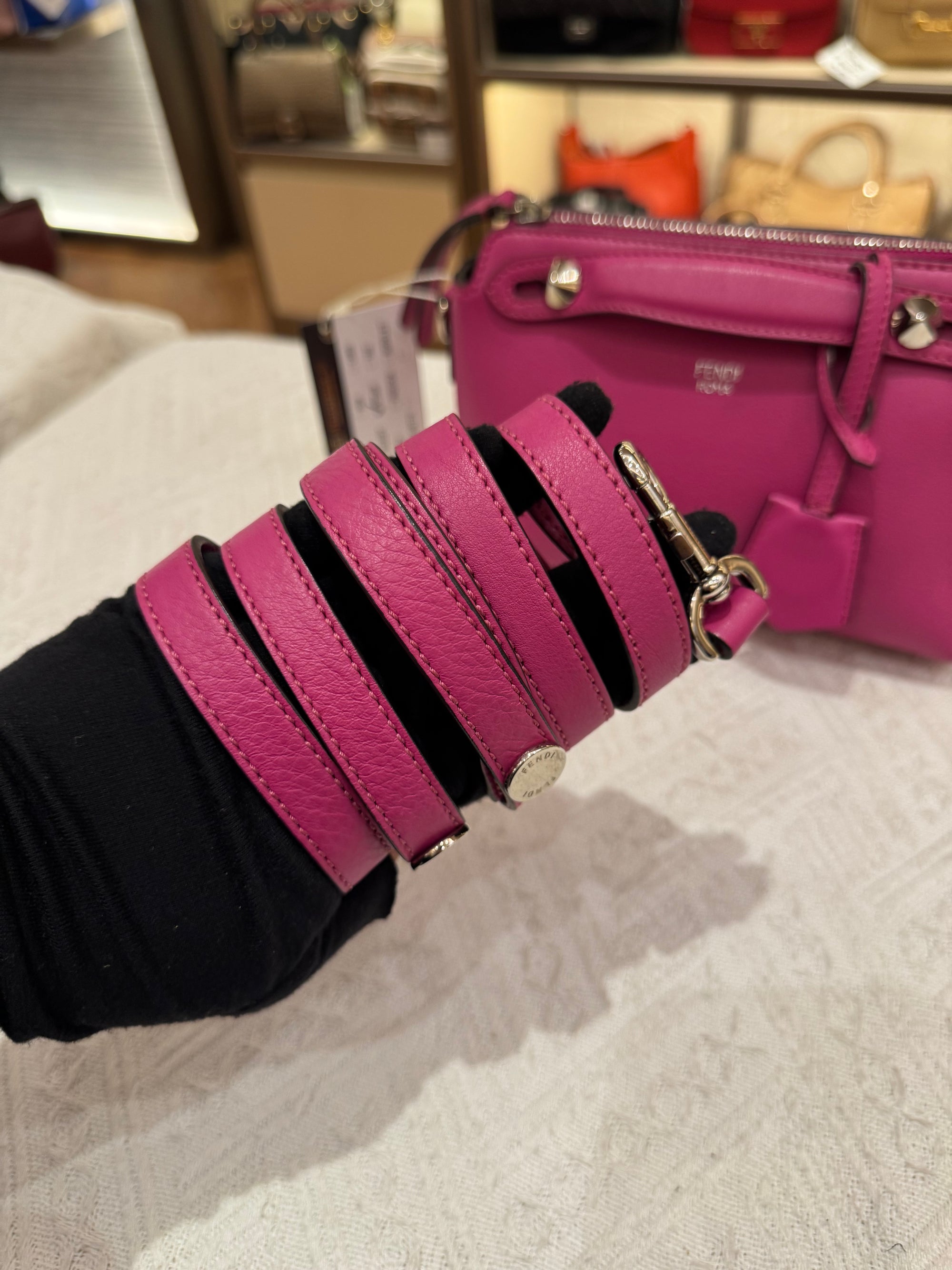 Fendi Mini By The Way Hot Pink
