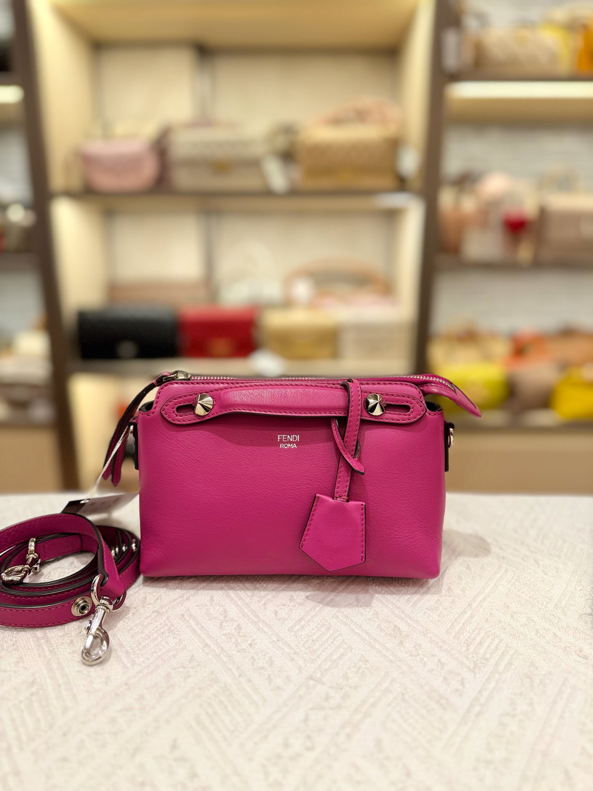 Fendi Mini By The Way Hot Pink