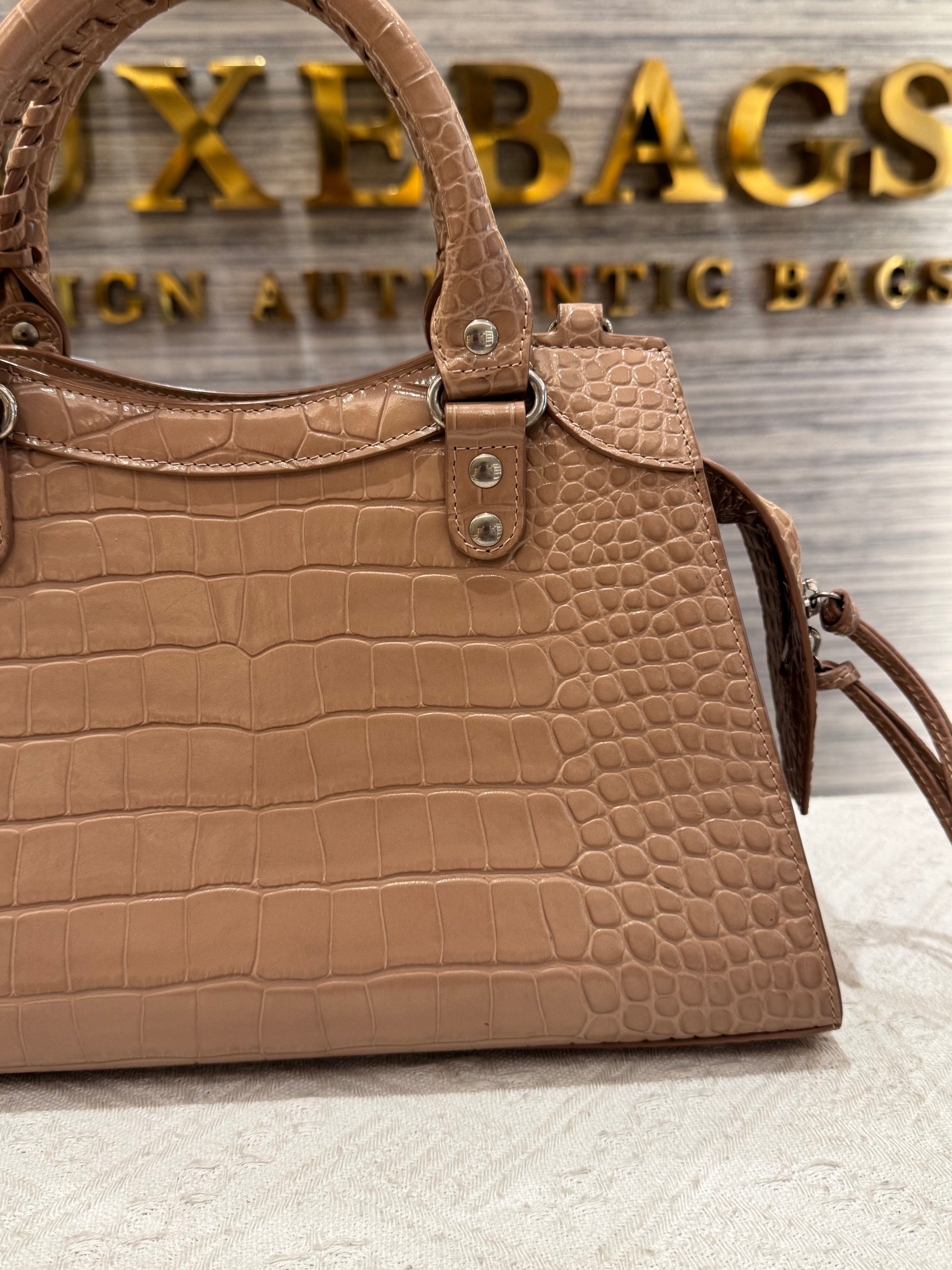 Balenciaga Neo Classic Croco
