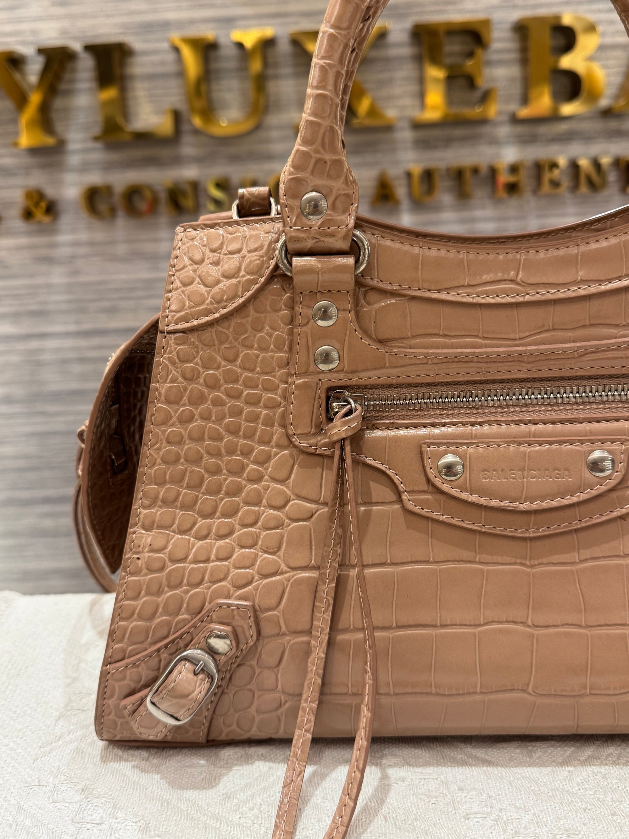 Balenciaga Neo Classic Croco