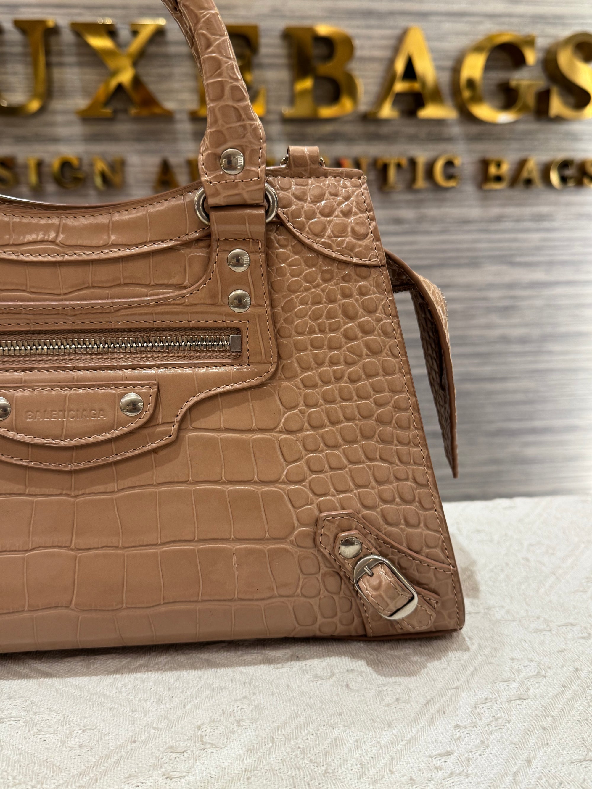 Balenciaga Neo Classic Croco