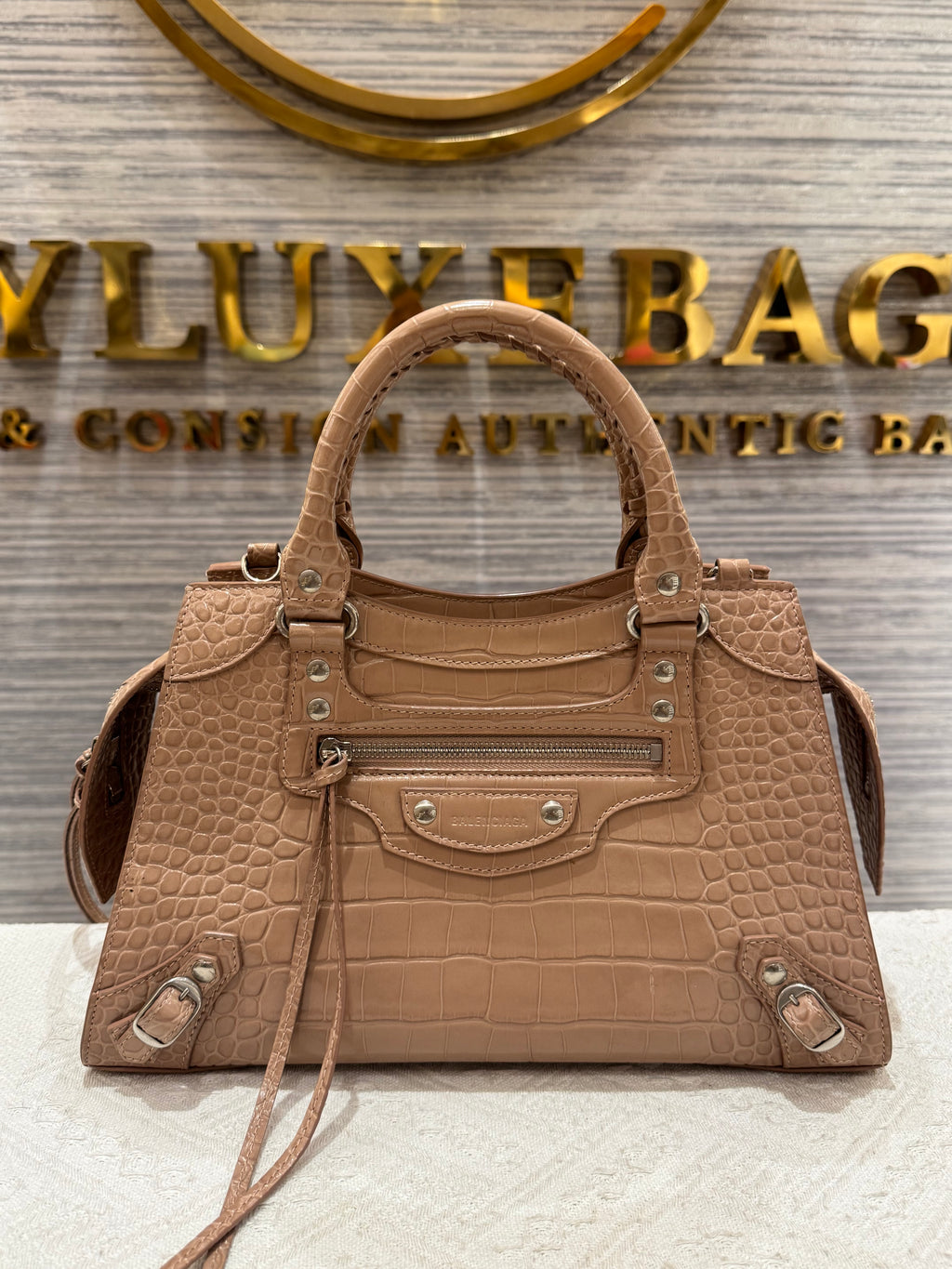 Balenciaga Neo Classic Croco