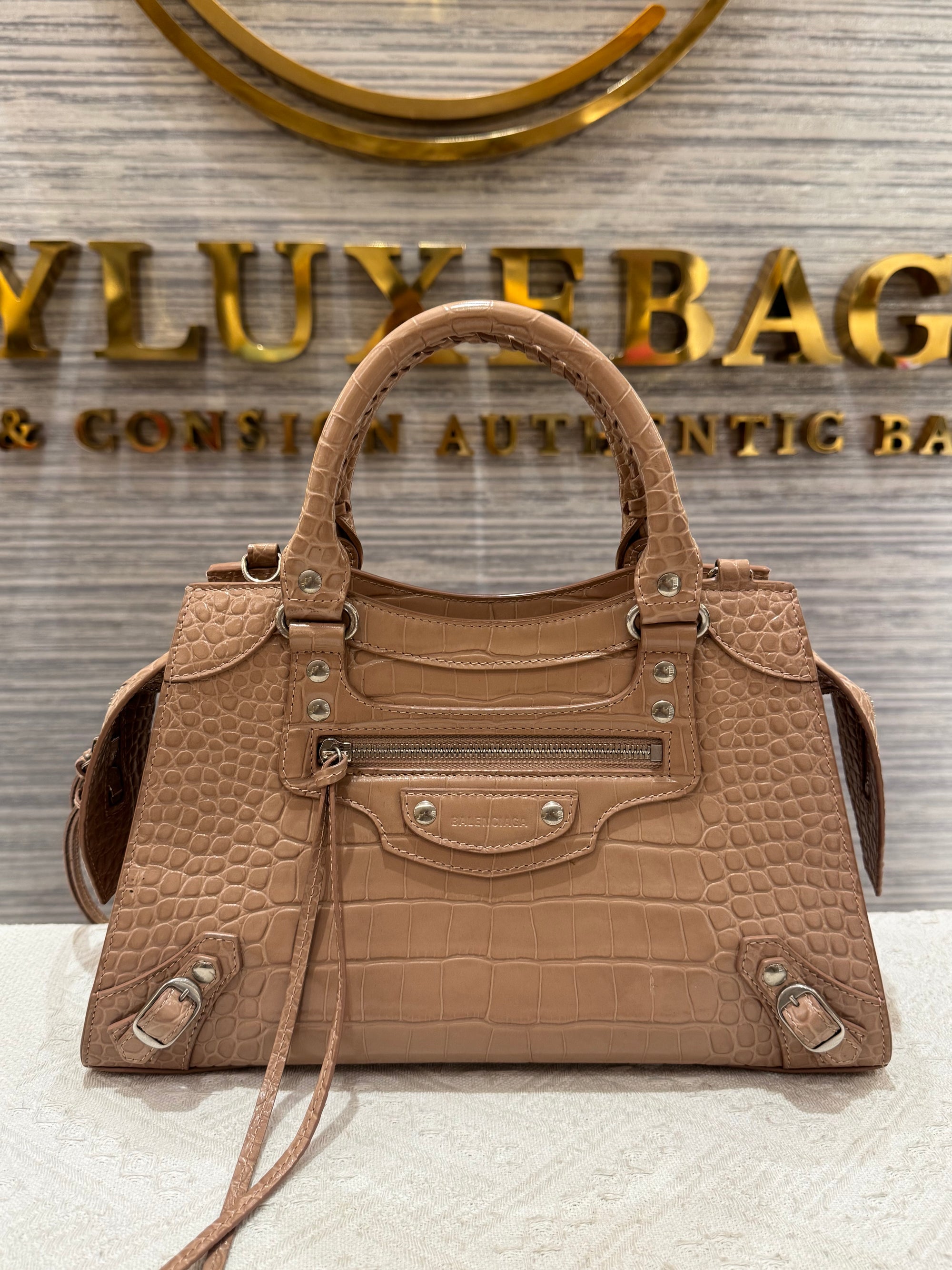 Balenciaga Neo Classic Croco