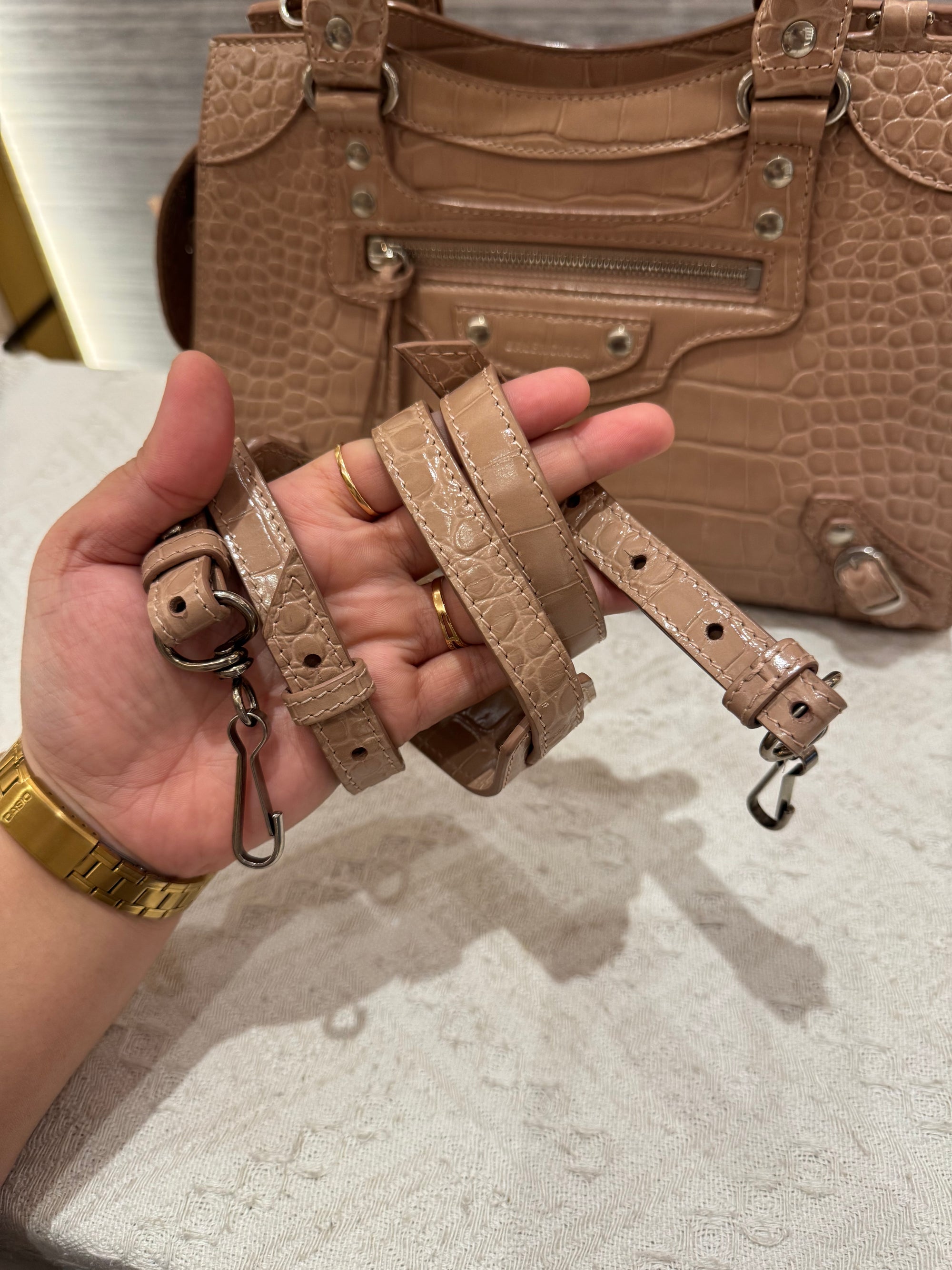 Balenciaga Neo Classic Croco