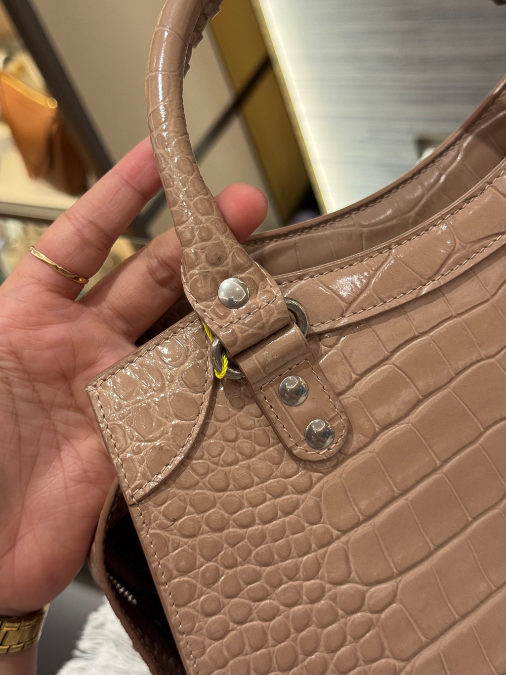 Balenciaga Neo Classic Croco