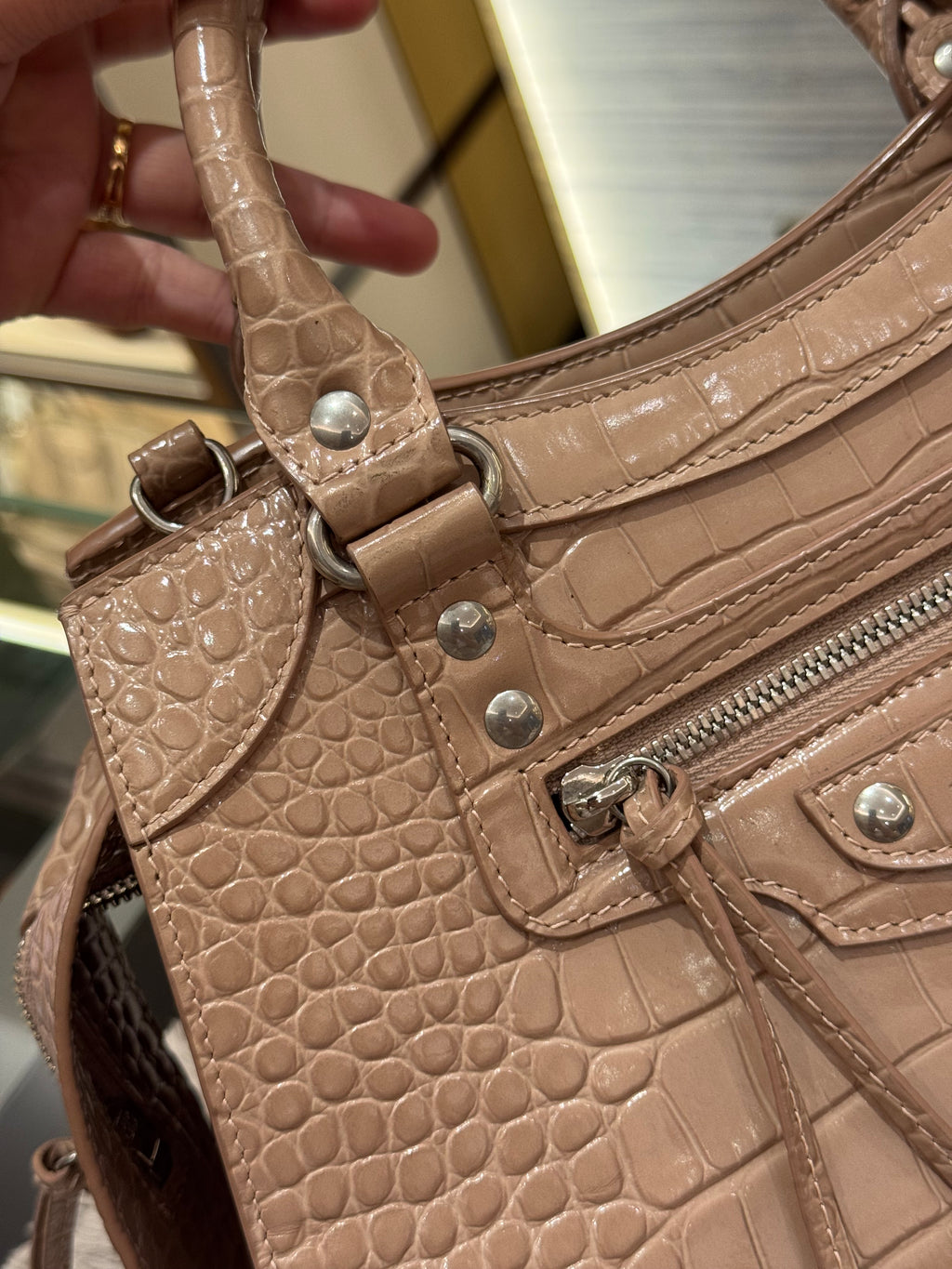 Balenciaga Neo Classic Croco