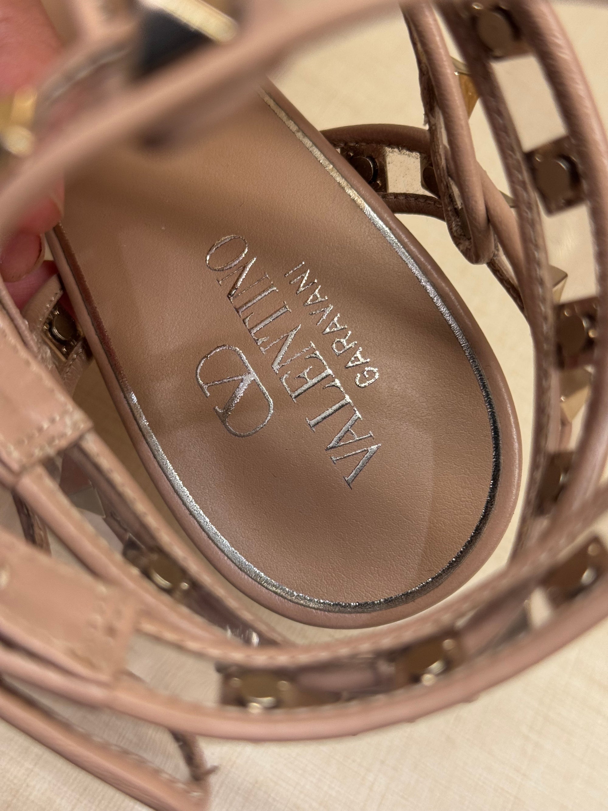 Valentino Heels Studed Transparant
