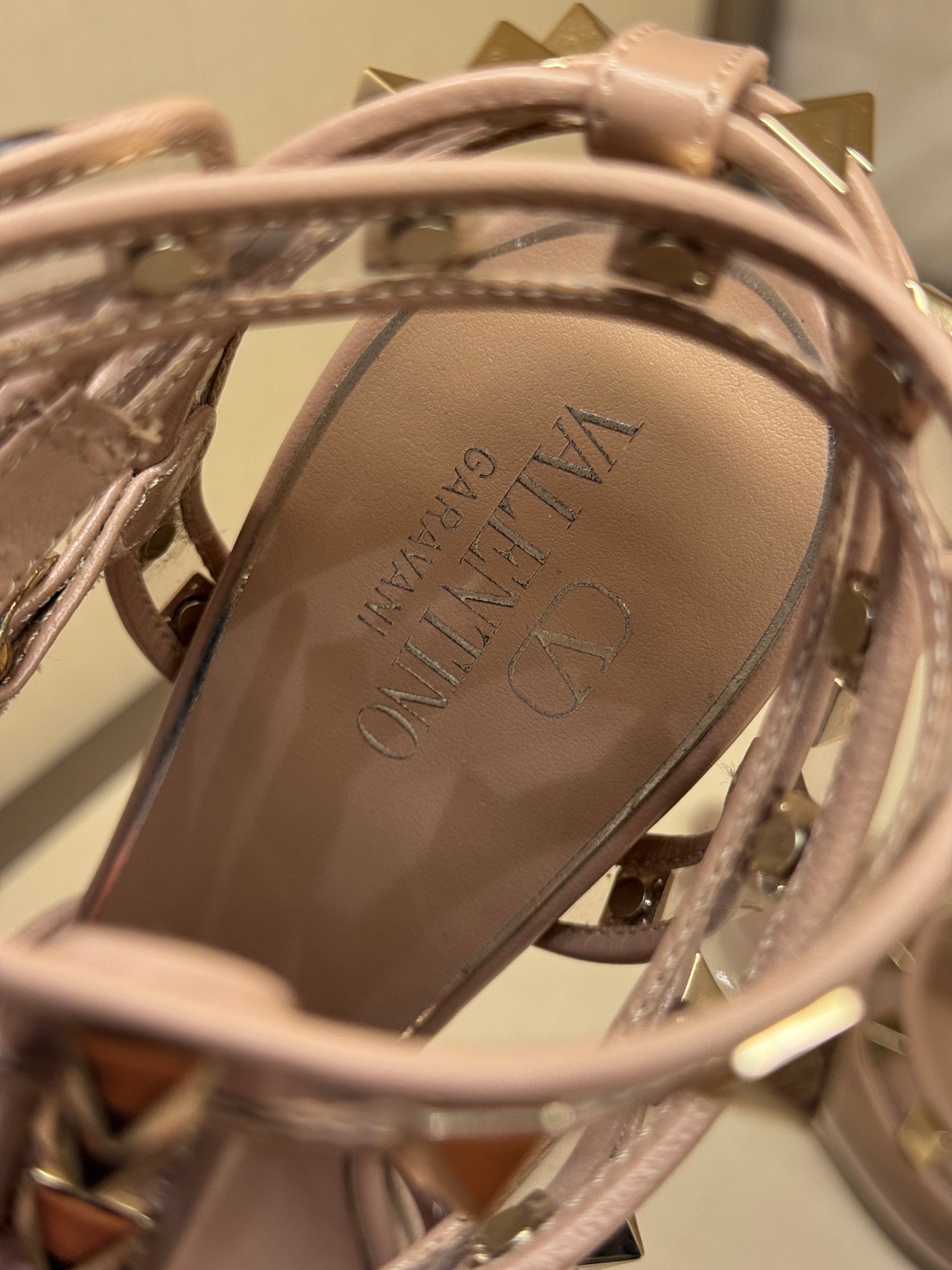 Valentino Heels Studed Transparant