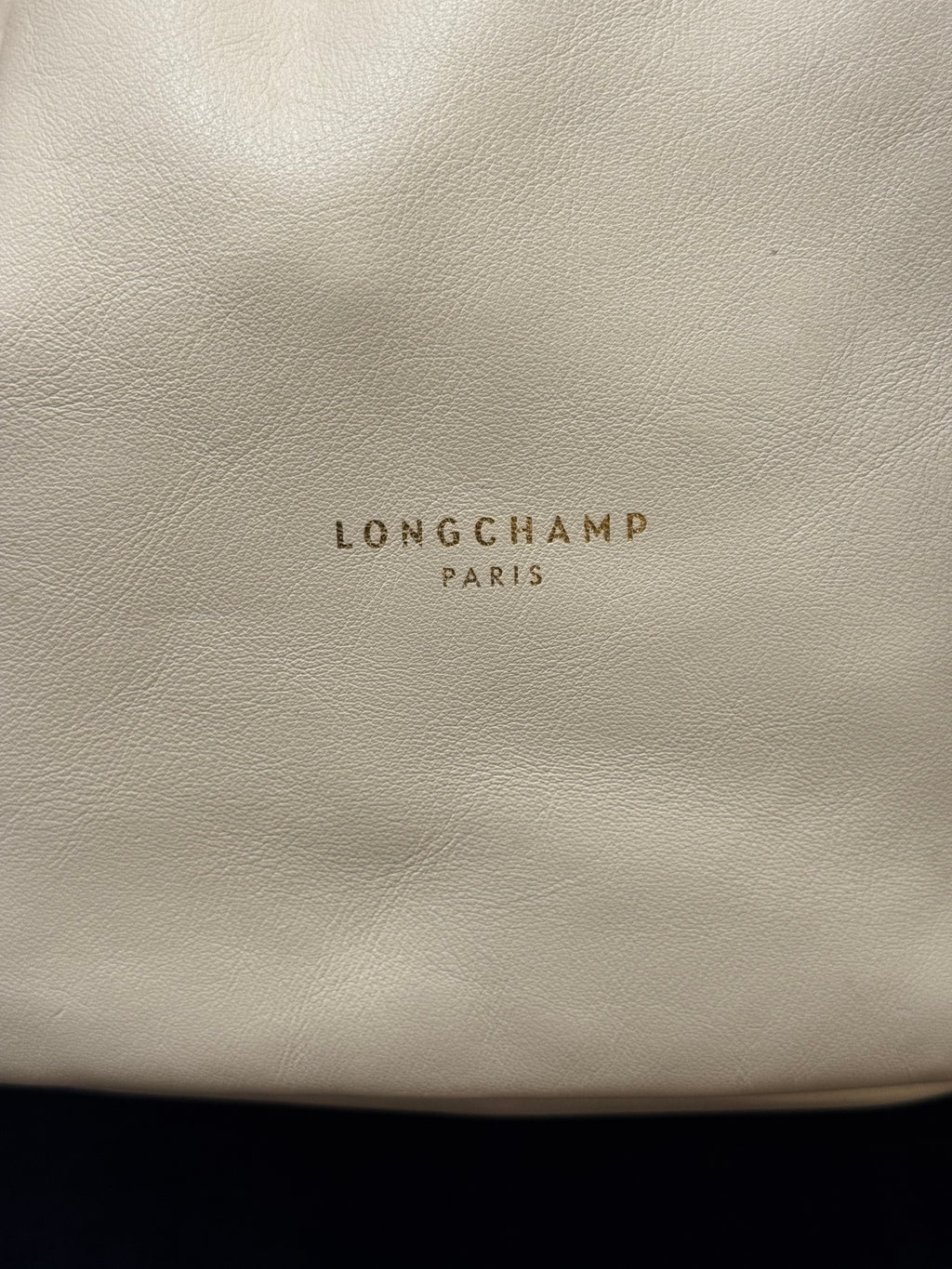 Longchamp Bucket Broken White