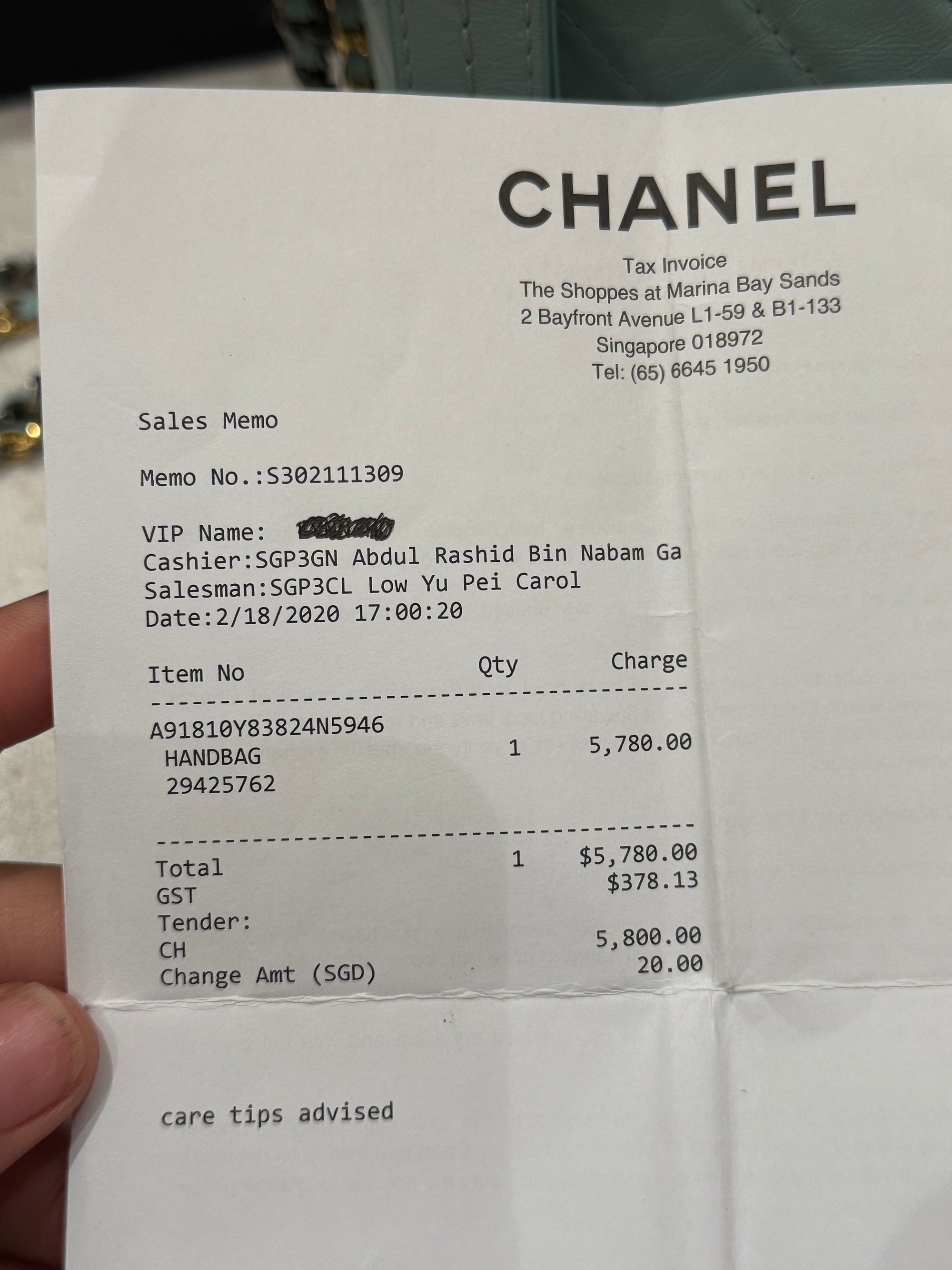 Chanel Gabrielle Small
