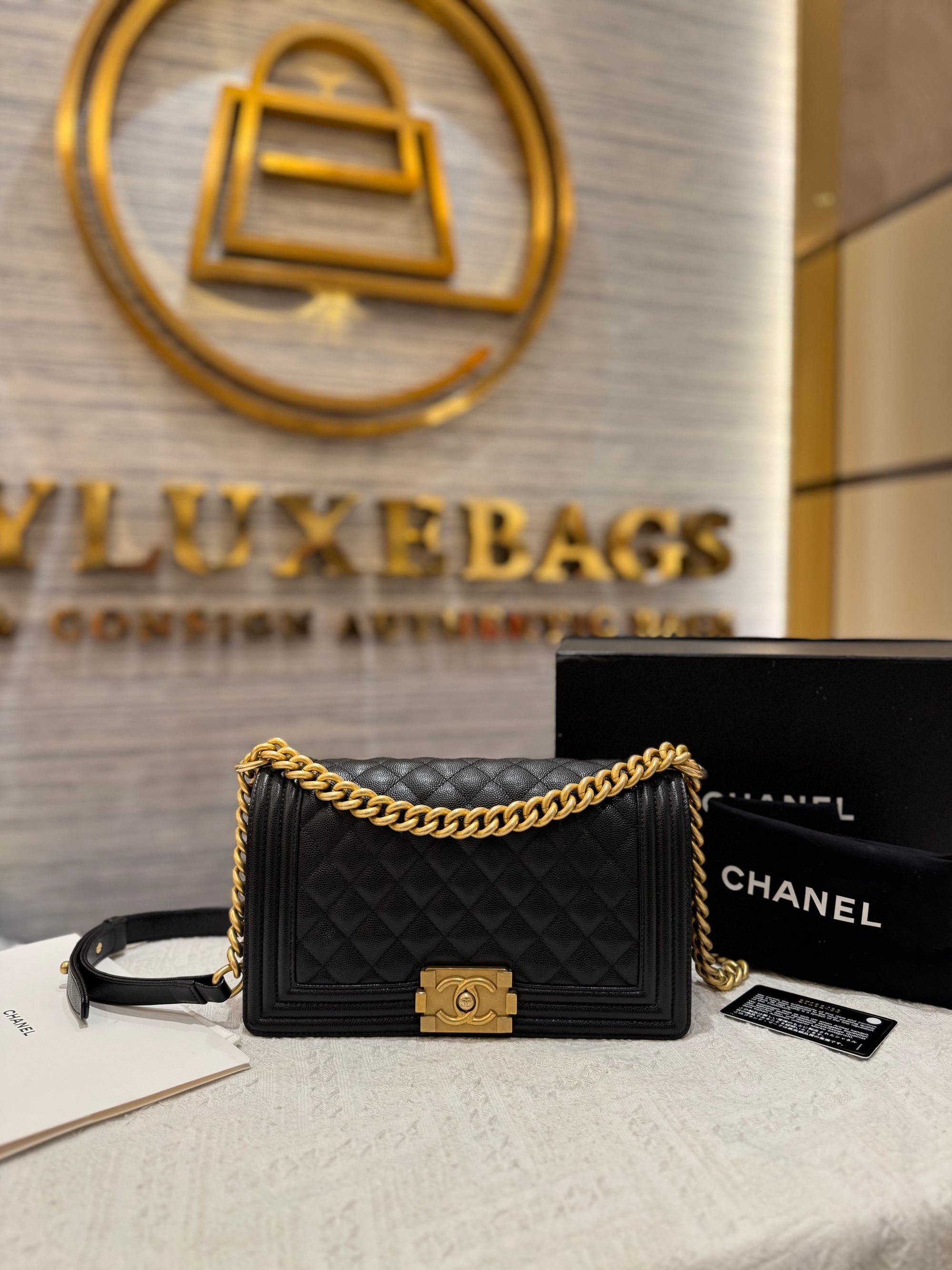 Chanel Boy Medium Black