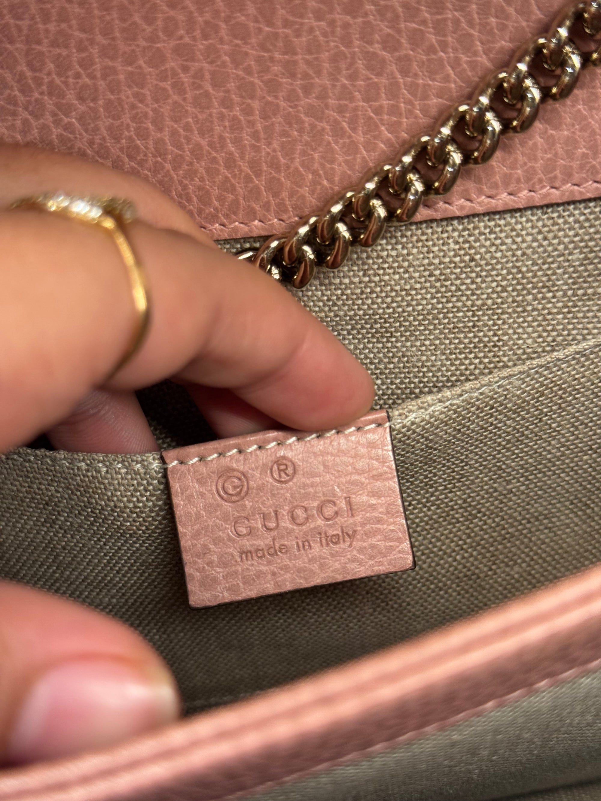 Gucci Interlock Small Pink