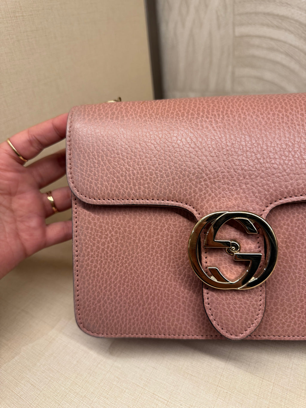 Gucci Interlock Small Pink