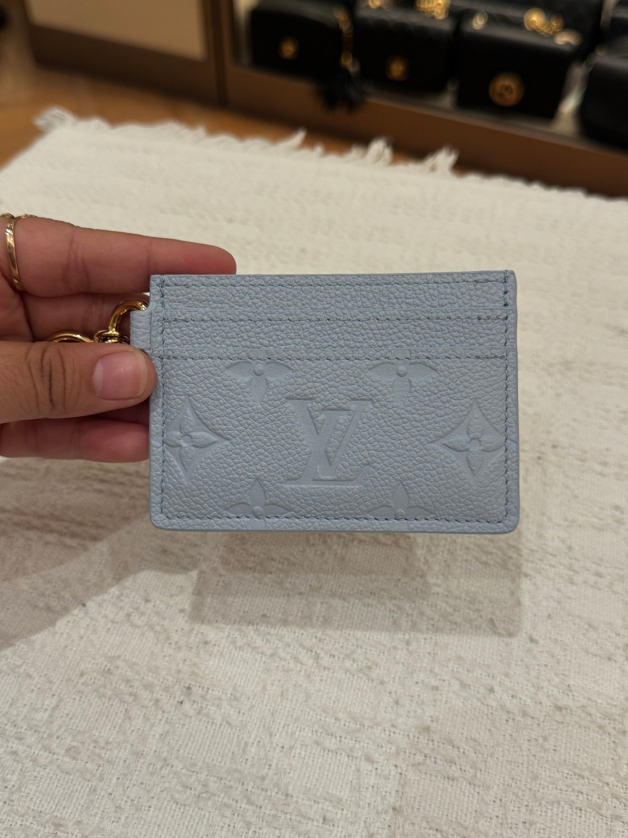 Louis Vuitton Charm Card Holder Empreinte