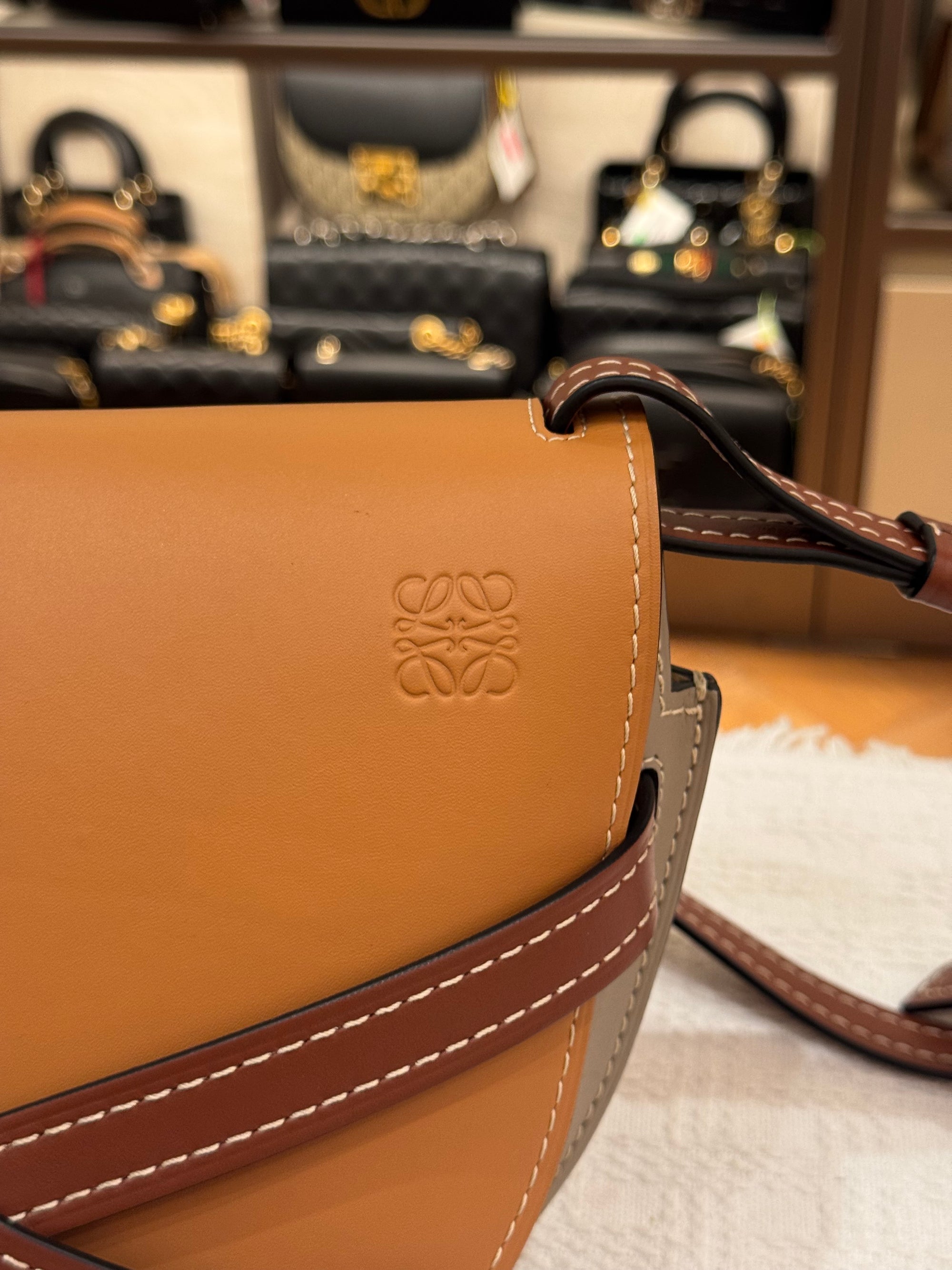 Loewe Gate Tan Multicolor
