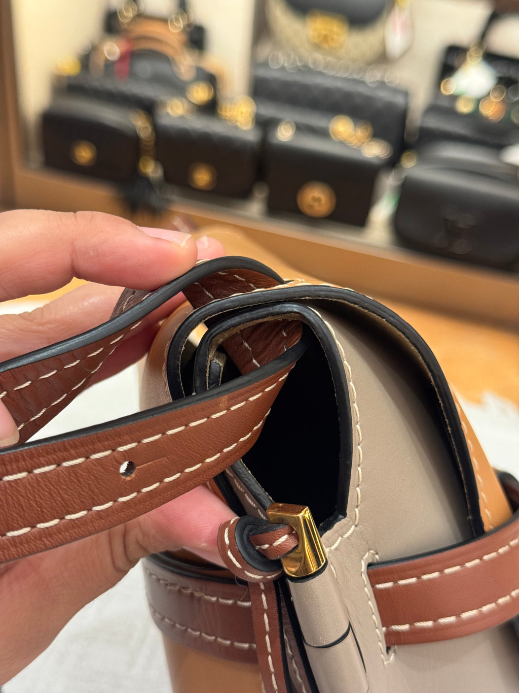 Loewe Gate Tan Multicolor